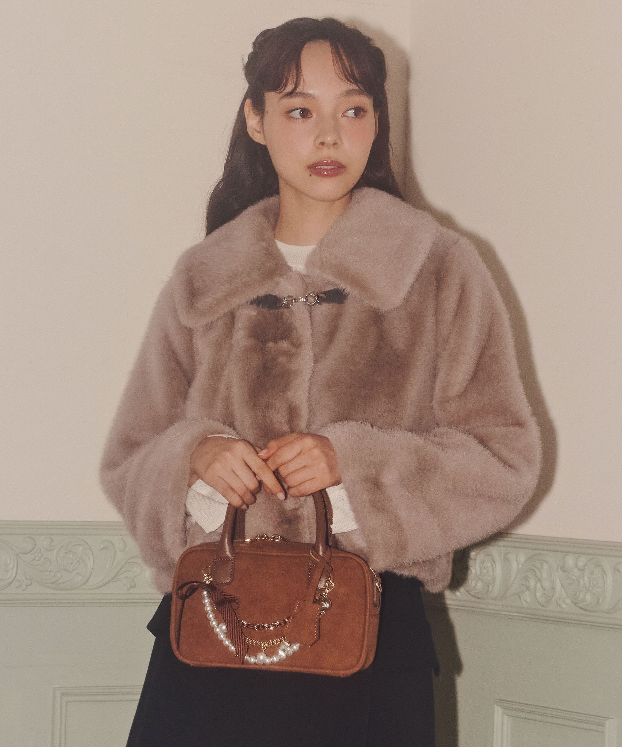  「フェイクファーショートジャケット」|その他|