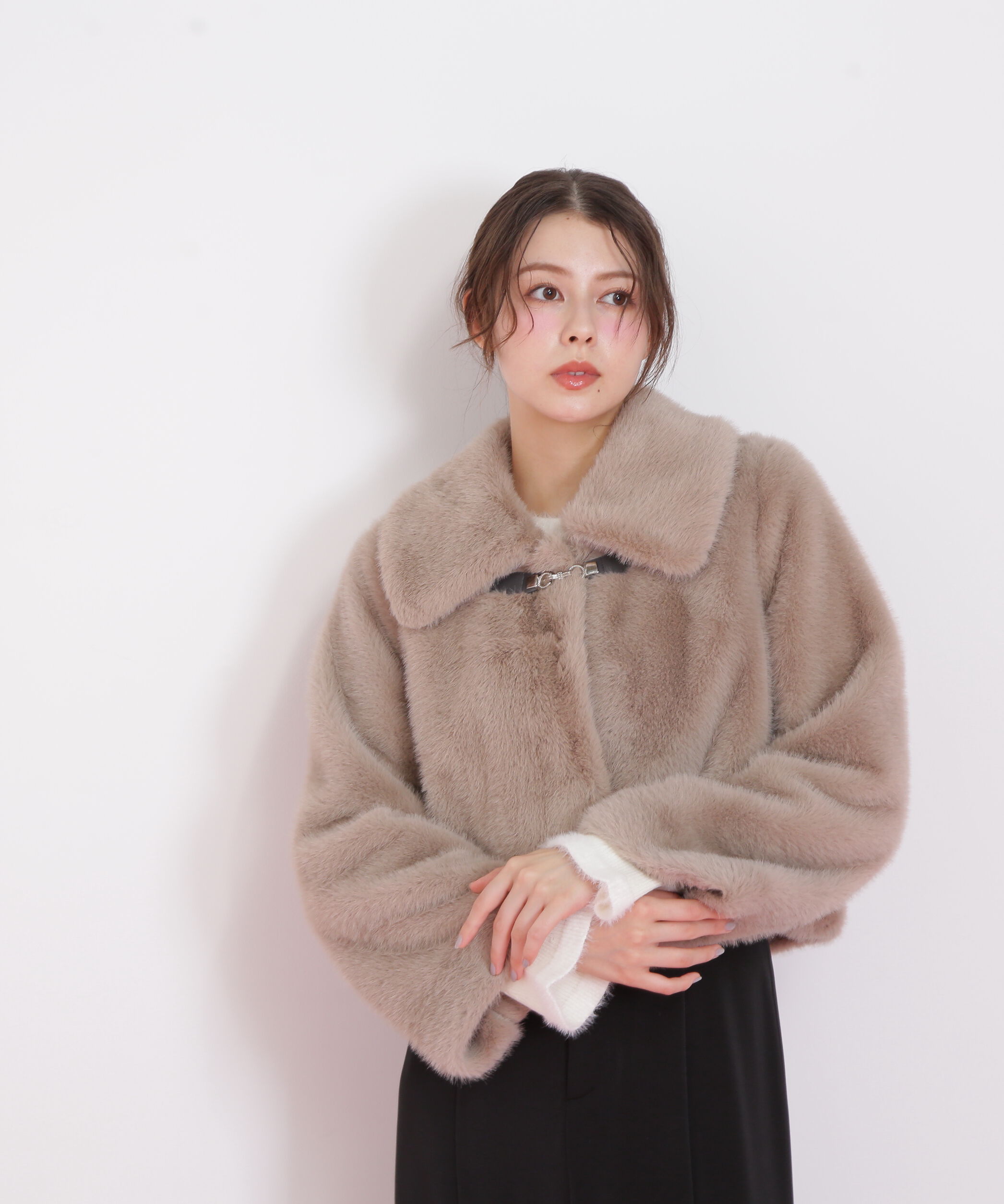  「フェイクファーショートジャケット」|その他|