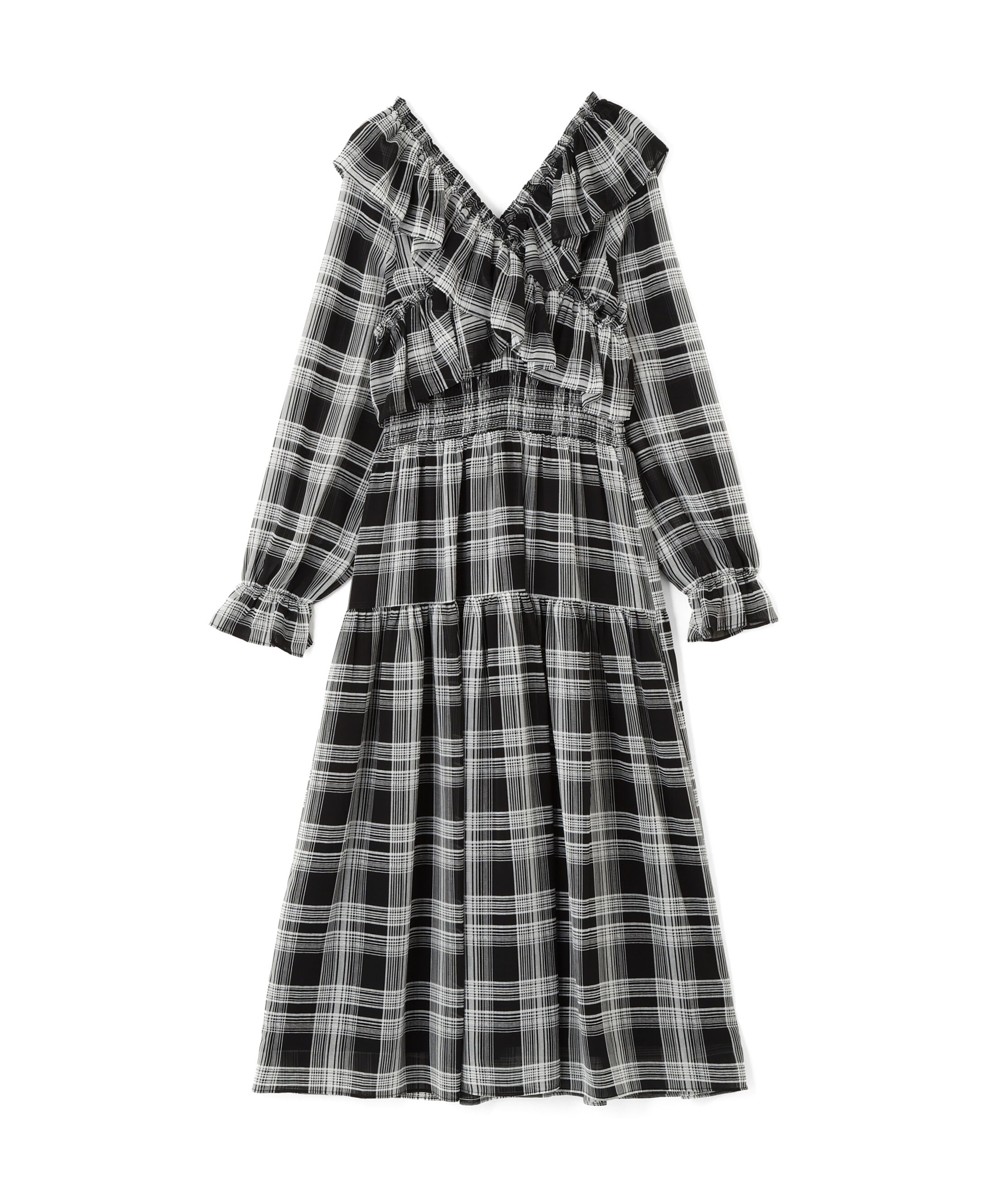  「クロスフリルワンピース」|ワンピース|