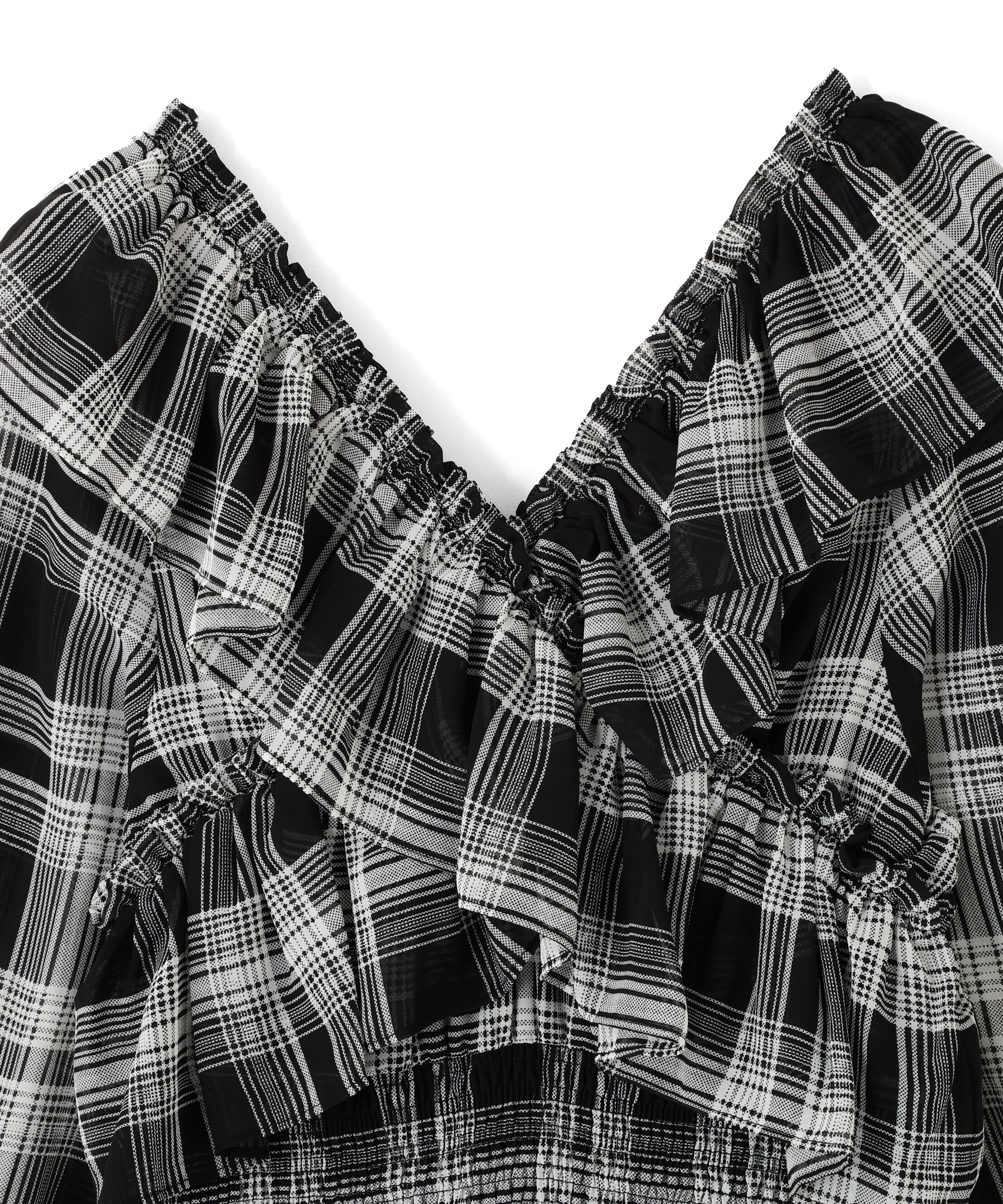  「クロスフリルワンピース」|ワンピース|