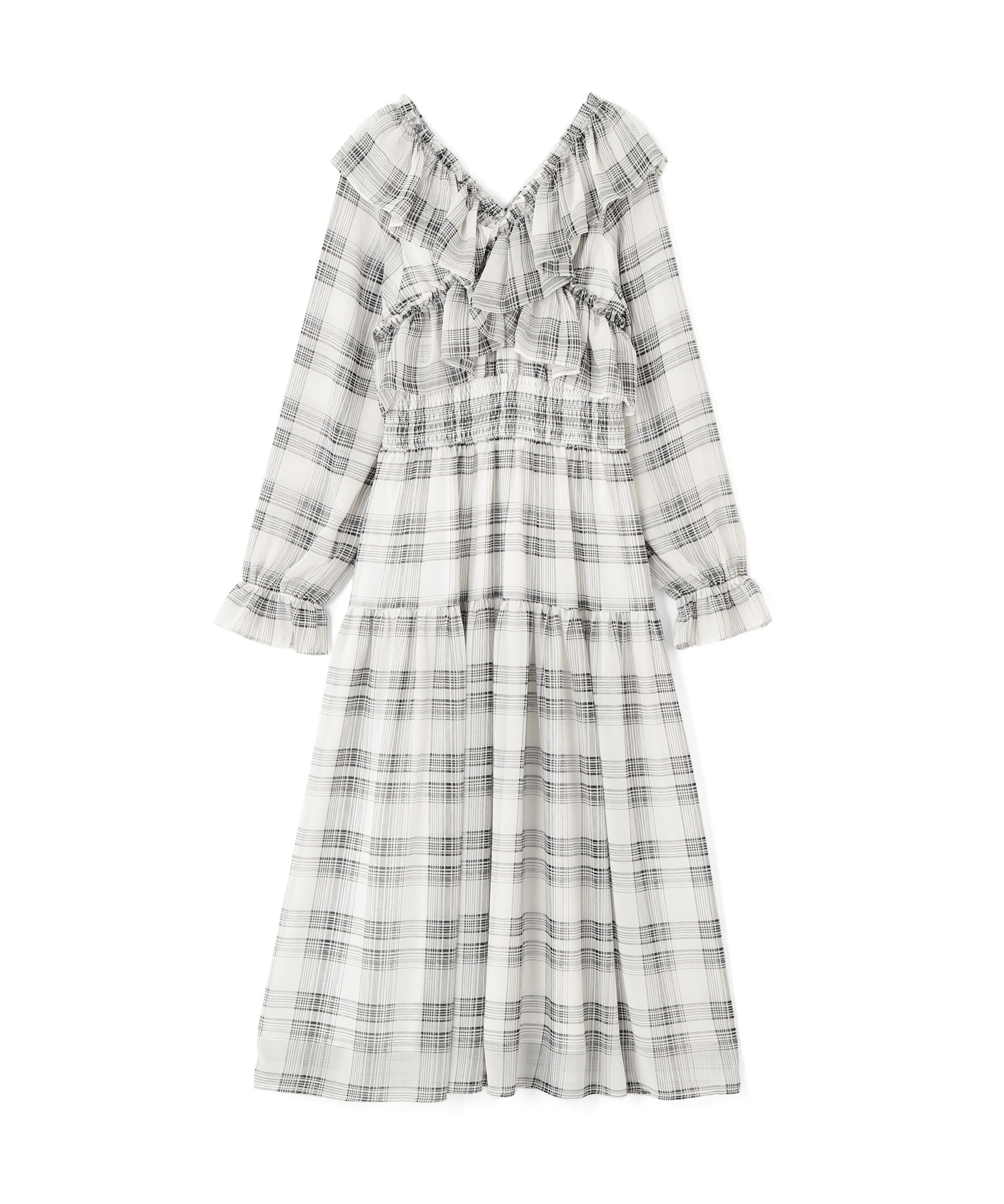  「クロスフリルワンピース」|ワンピース|