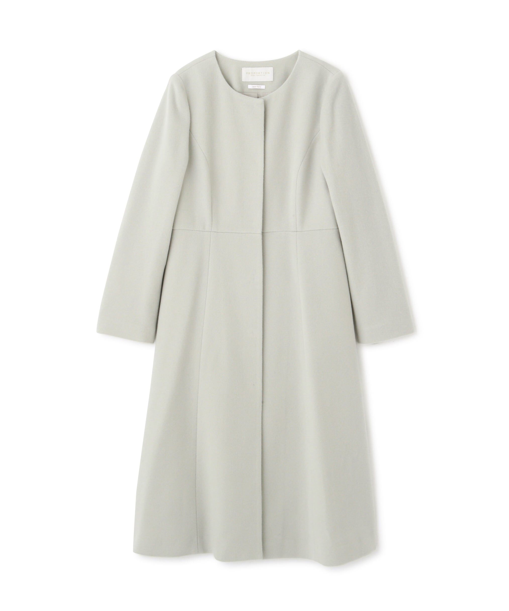 PROPORTION BODY DRESSING「ノーカラーフレアコート」|その他|