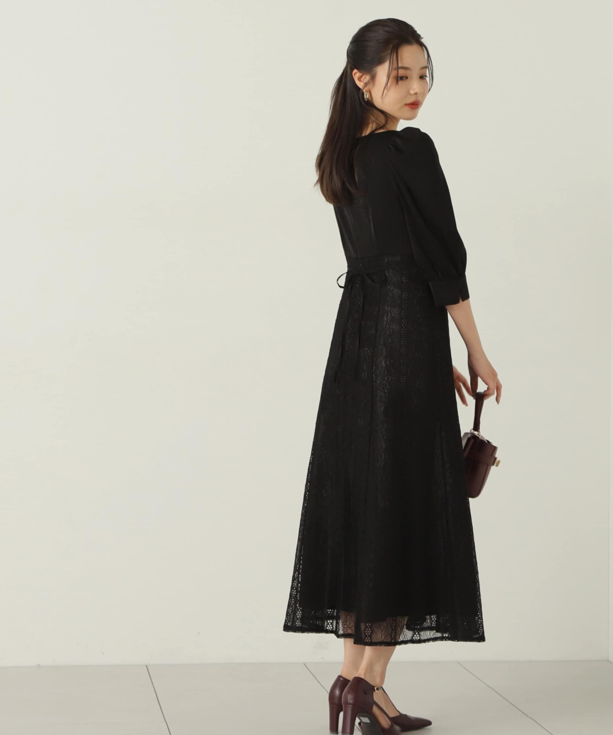 PROPORTION BODY DRESSING「レース切り替えワンピース24AW」|ワンピース|