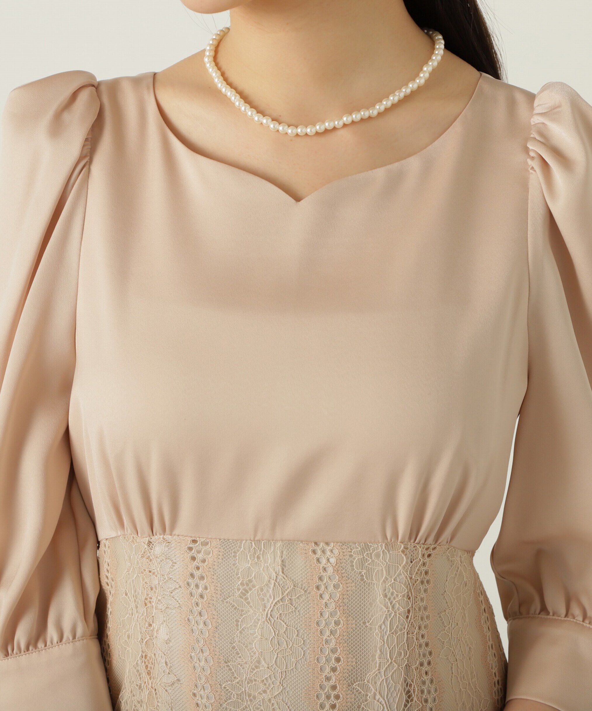 PROPORTION BODY DRESSING「レース切り替えワンピース24AW」|ワンピース|