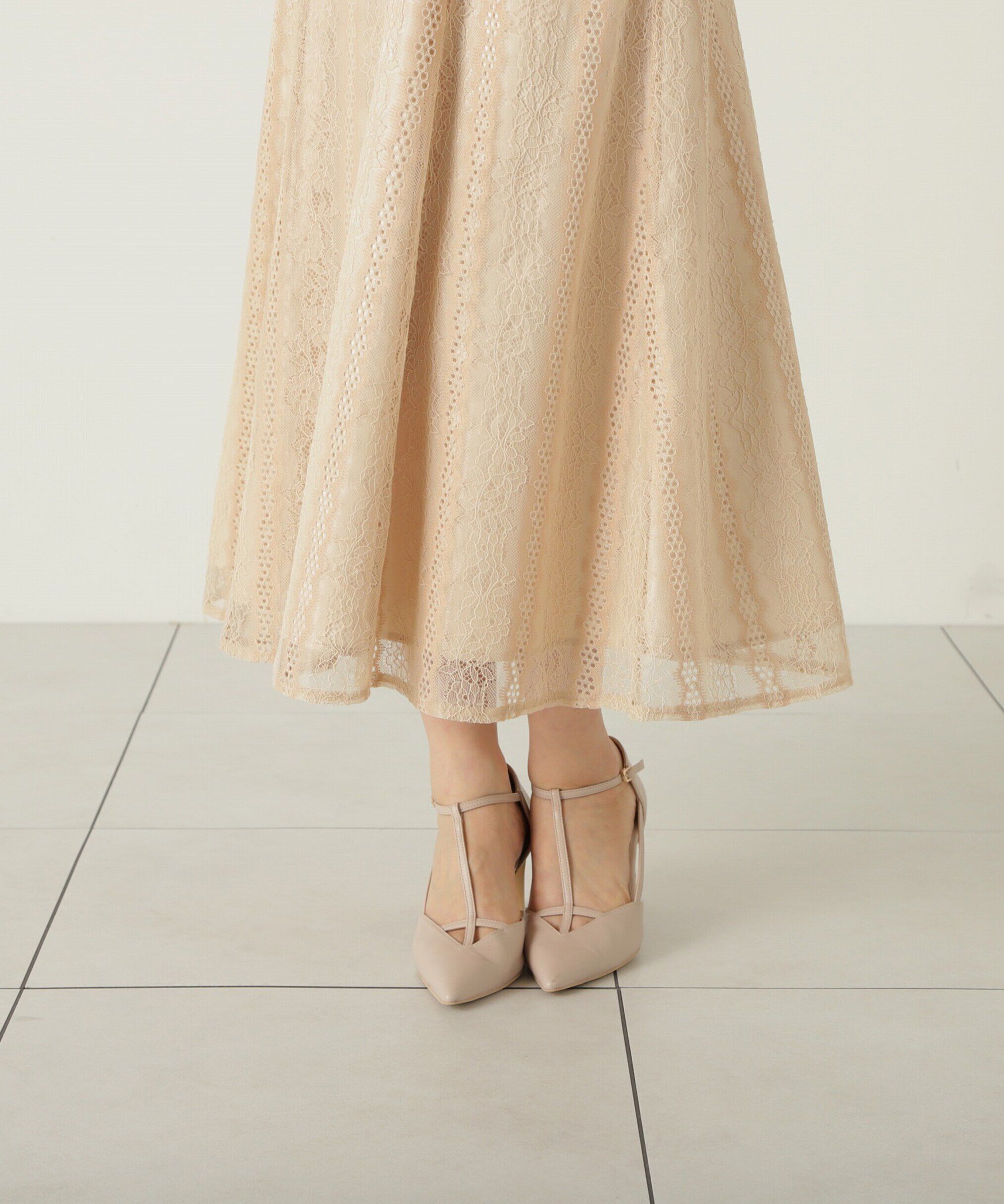 PROPORTION BODY DRESSING「レース切り替えワンピース24AW」|ワンピース|