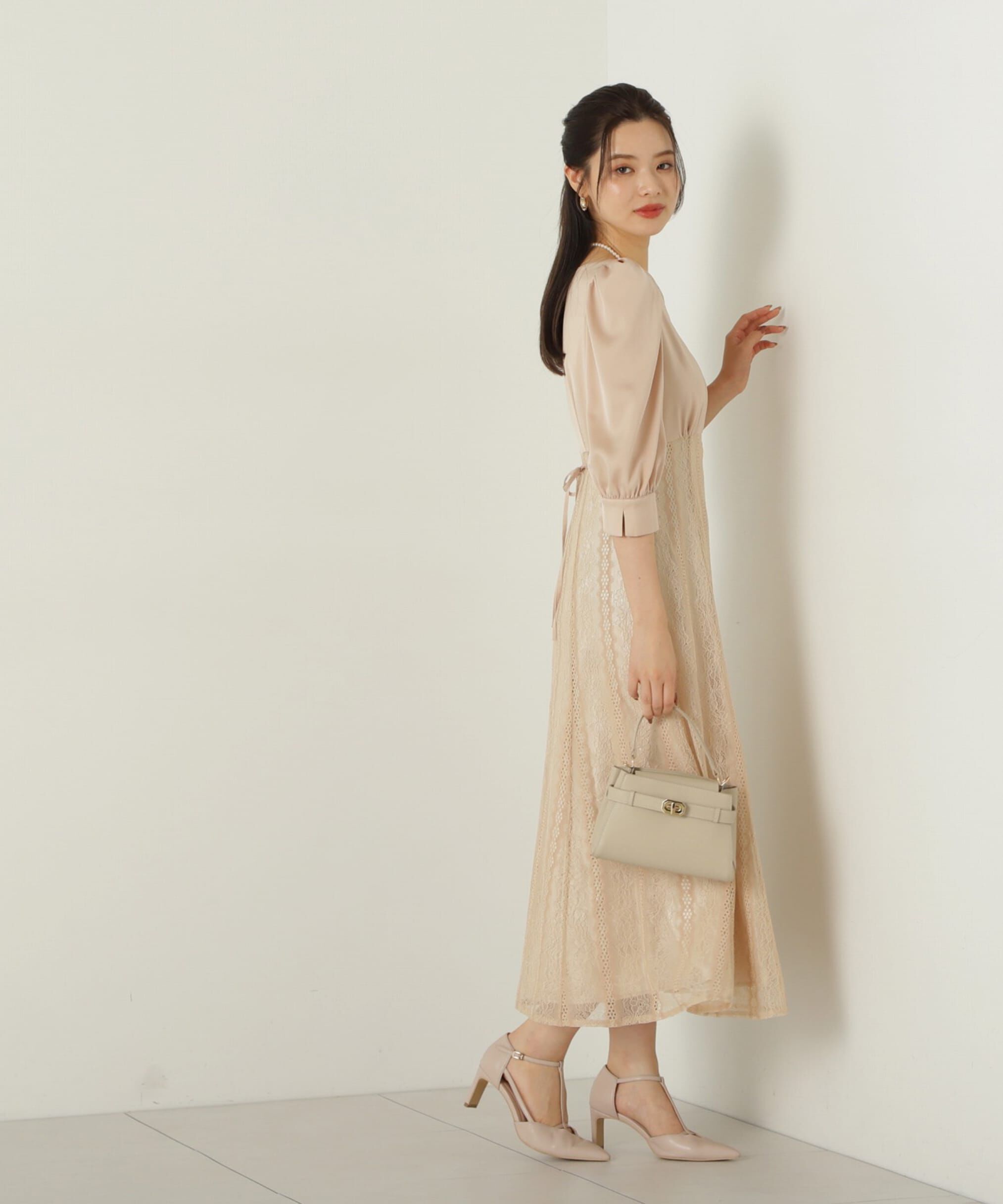 PROPORTION BODY DRESSING「レース切り替えワンピース24AW」|ワンピース|