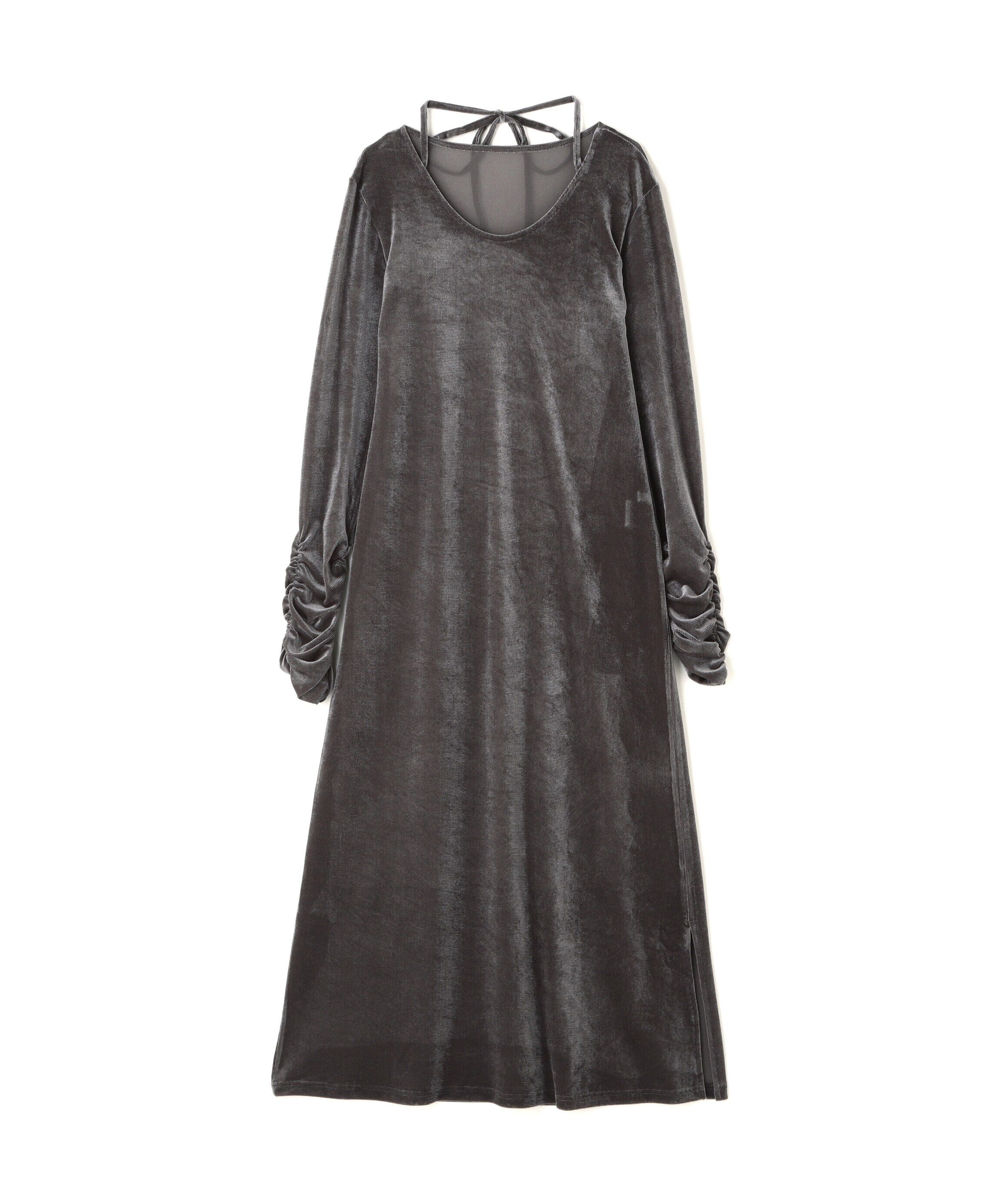 PROPORTION BODY DRESSING「シアーベロアワンピース　24AW」|ワンピース|