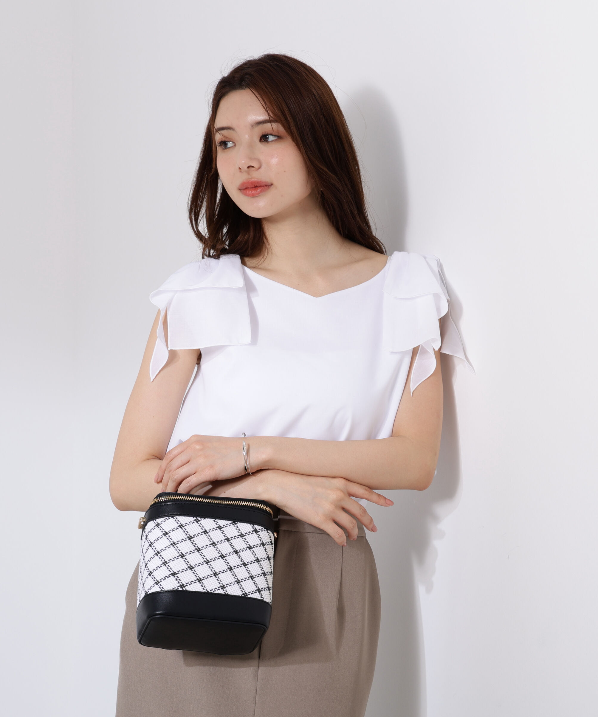 PROPORTION BODY DRESSING「ショルダーリボンブラウス」|シャツ・ブラウス|