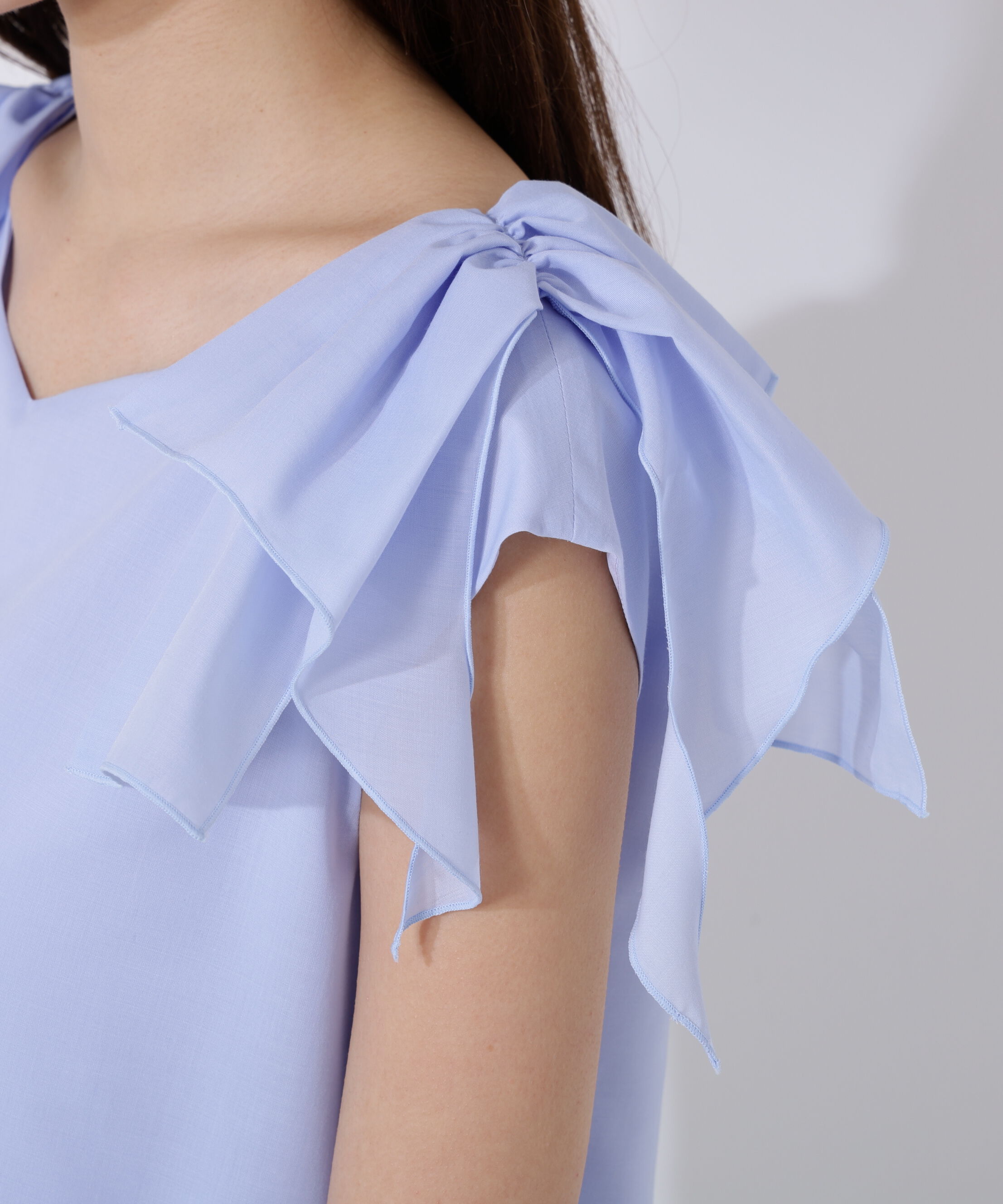 PROPORTION BODY DRESSING「ショルダーリボンブラウス」|シャツ・ブラウス|