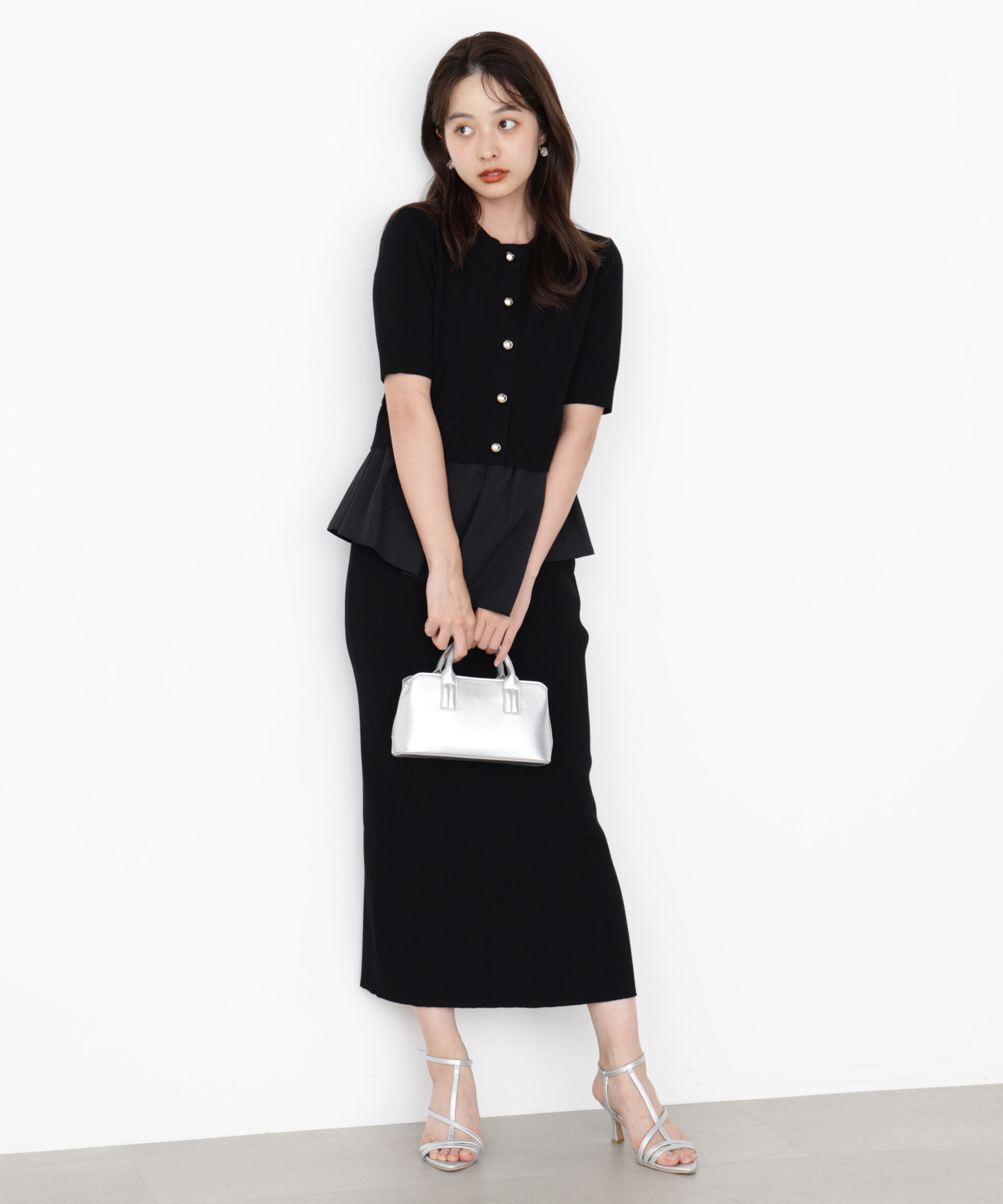 PROPORTION BODY DRESSING「レイヤード風ニットセットアップ」|ワンピース|