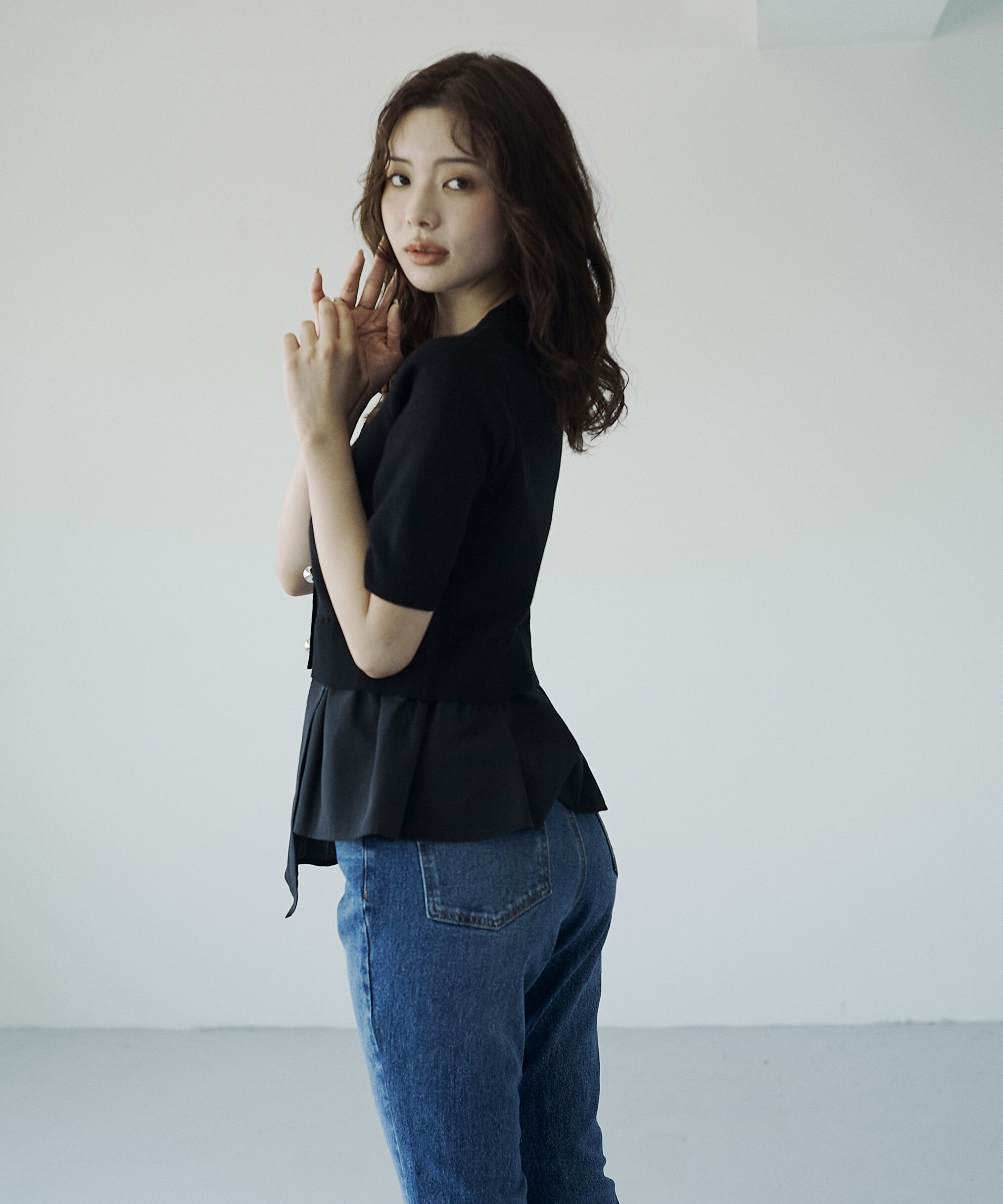 PROPORTION BODY DRESSING「レイヤード風ニットセットアップ」|ワンピース|