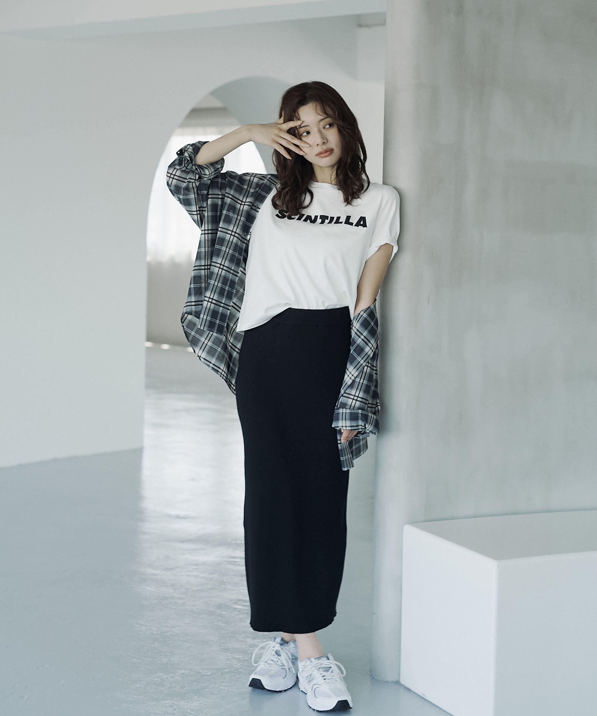 PROPORTION BODY DRESSING「レイヤード風ニットセットアップ」|ワンピース|