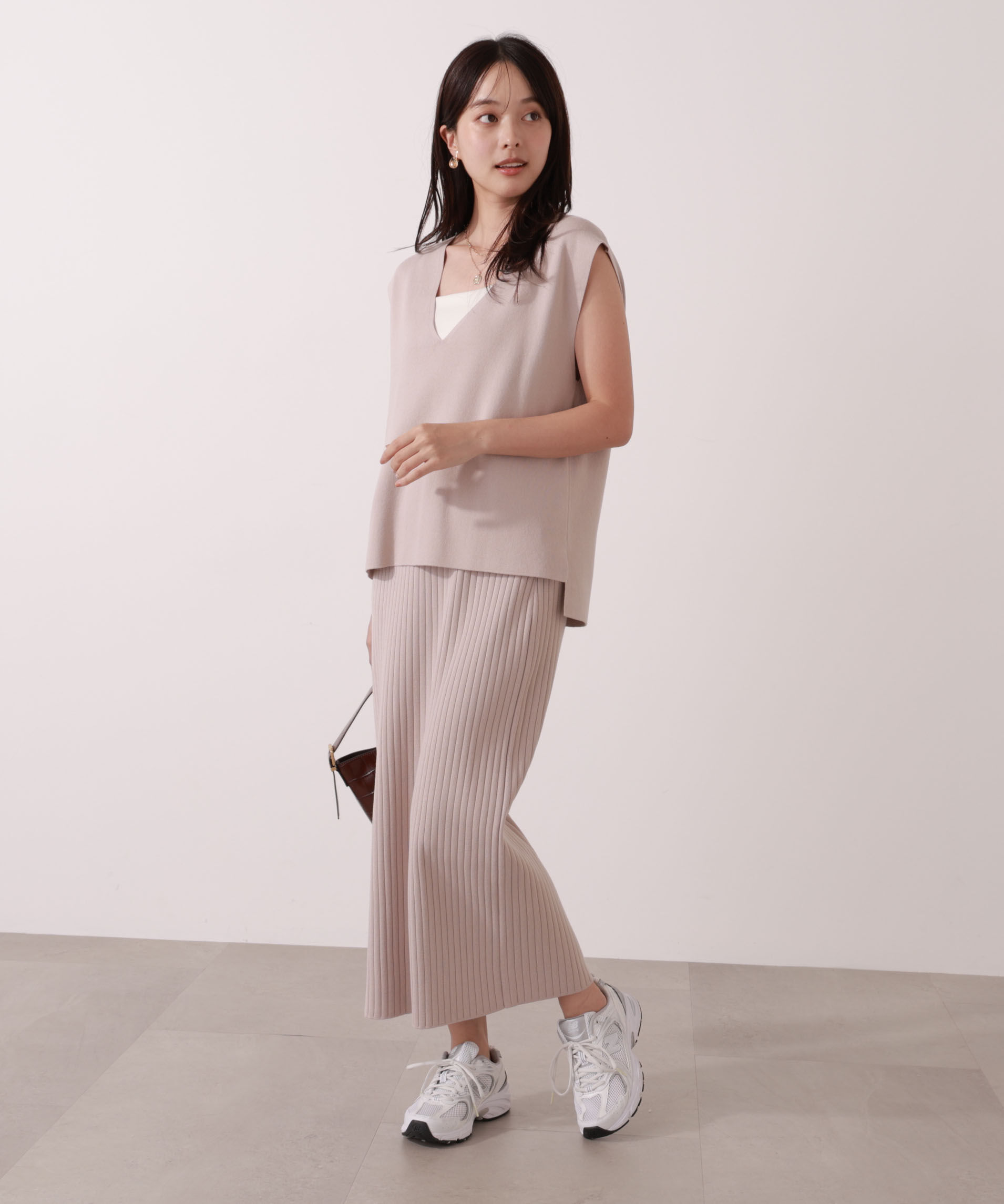 PROPORTION BODY DRESSING「ナローニットSETUP 25AW」|ワンピース|