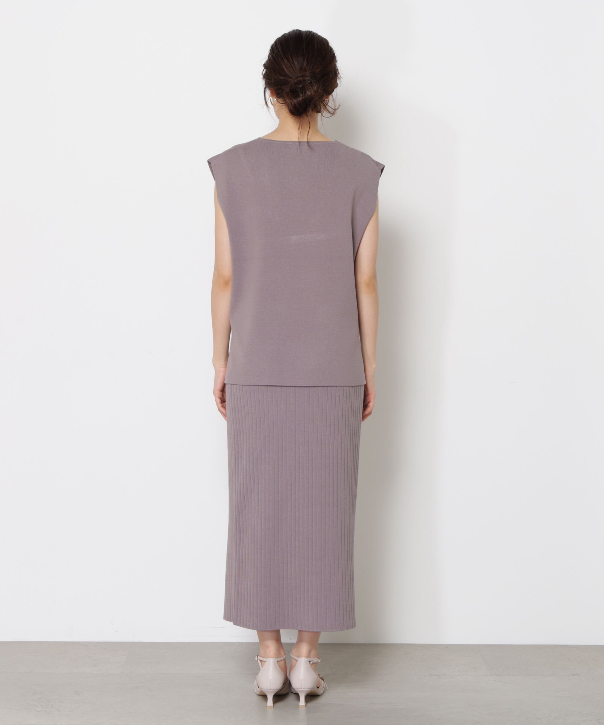 PROPORTION BODY DRESSING「ナローニットSETUP 25AW」|ワンピース|