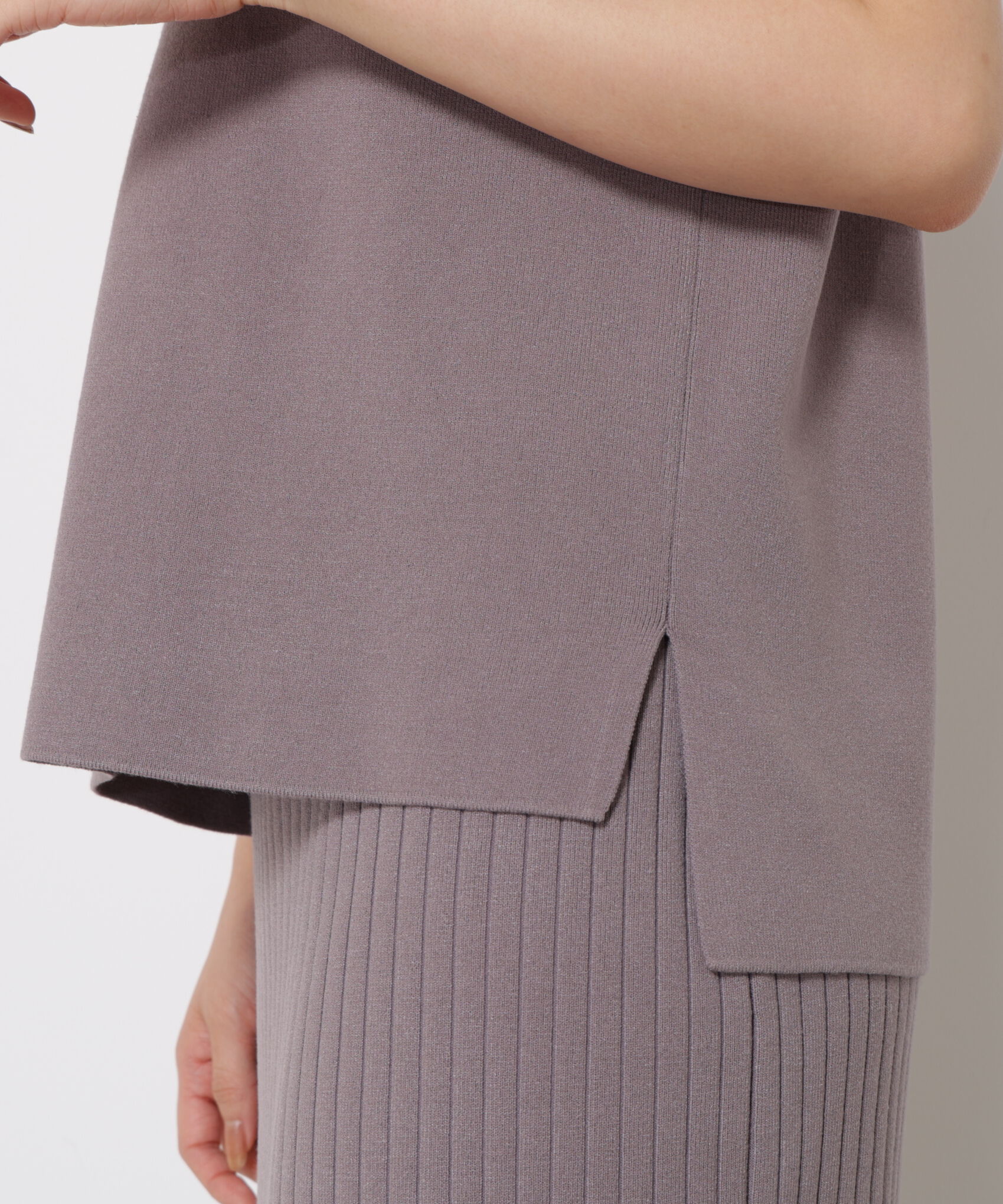 PROPORTION BODY DRESSING「ナローニットSETUP 25AW」|ワンピース|