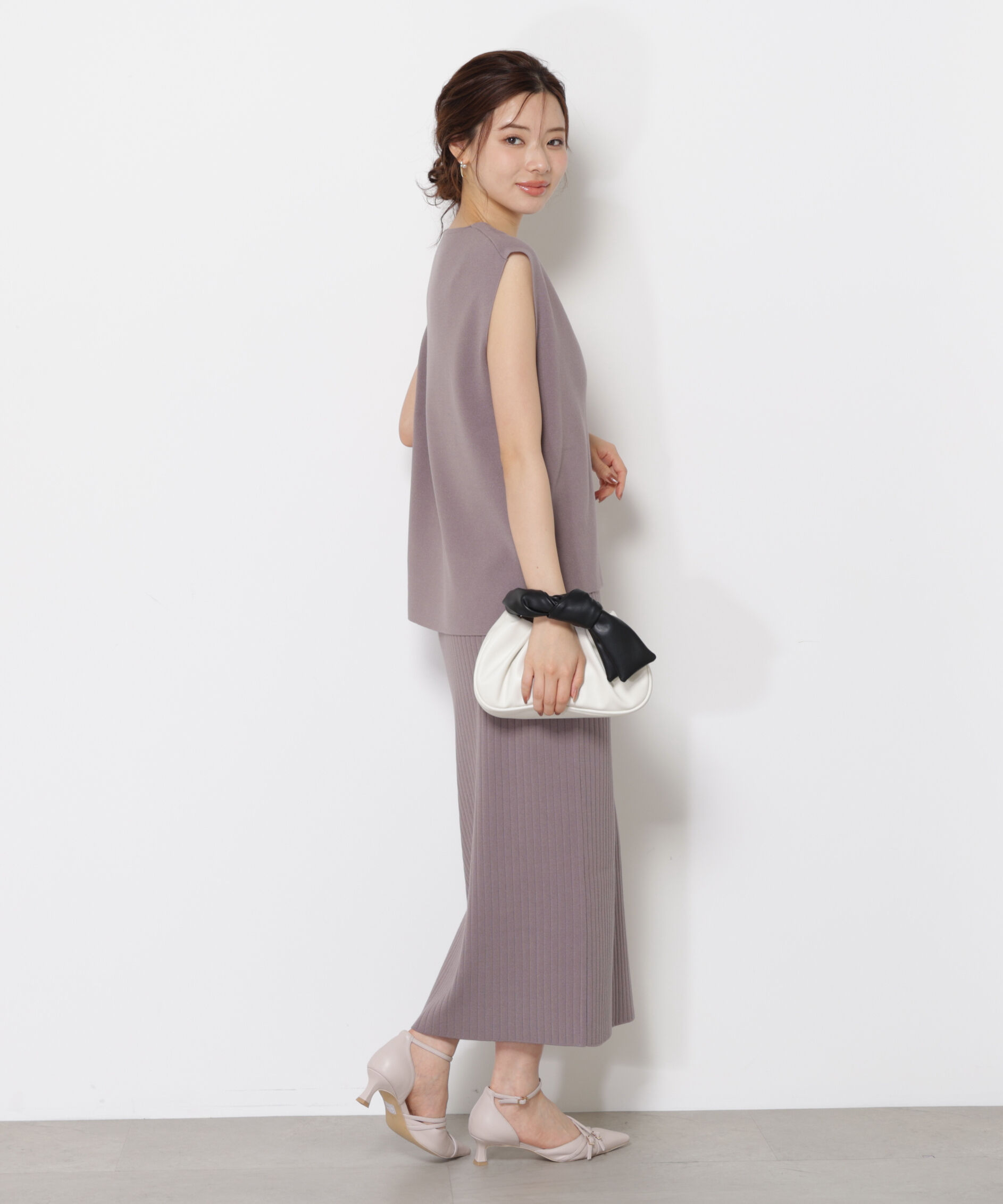 PROPORTION BODY DRESSING「ナローニットSETUP 25AW」|ワンピース|