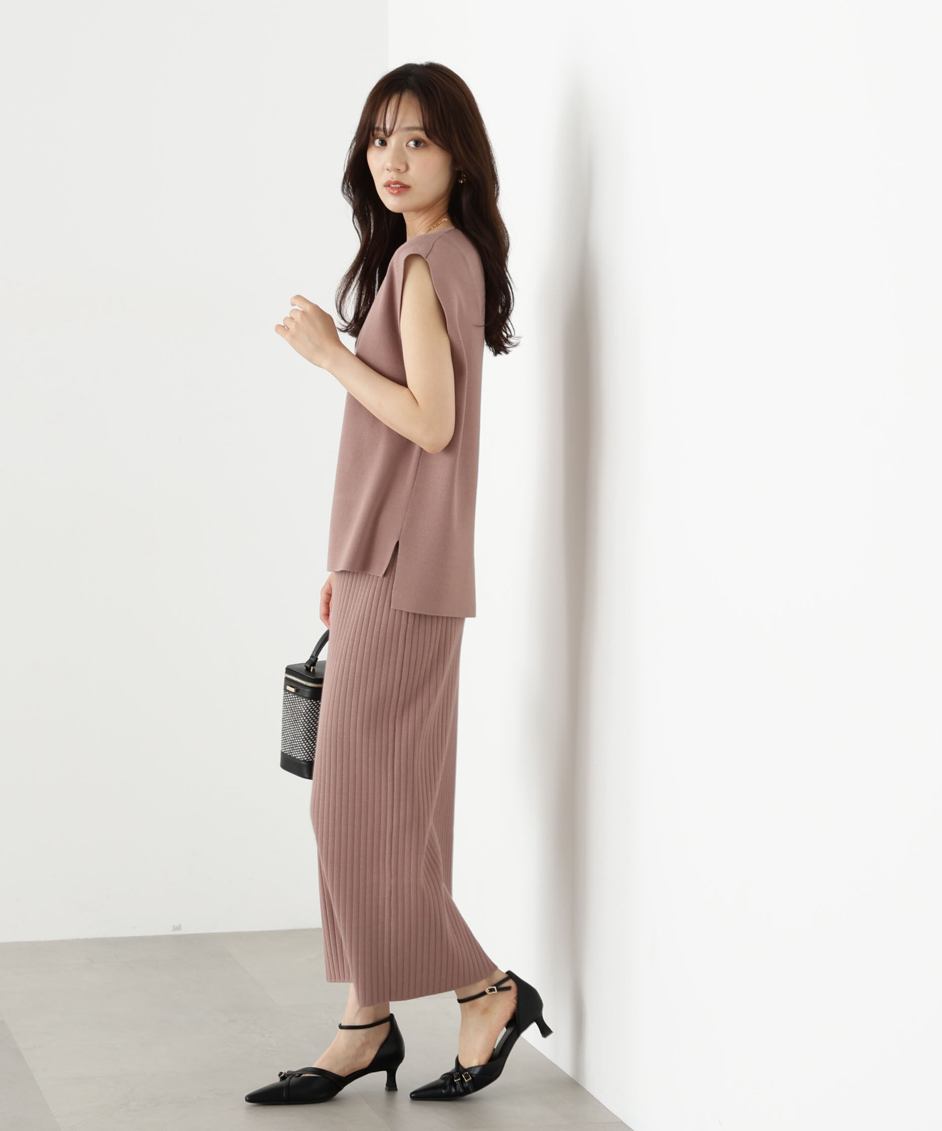 PROPORTION BODY DRESSING「ナローニットSETUP 25AW」|ワンピース|