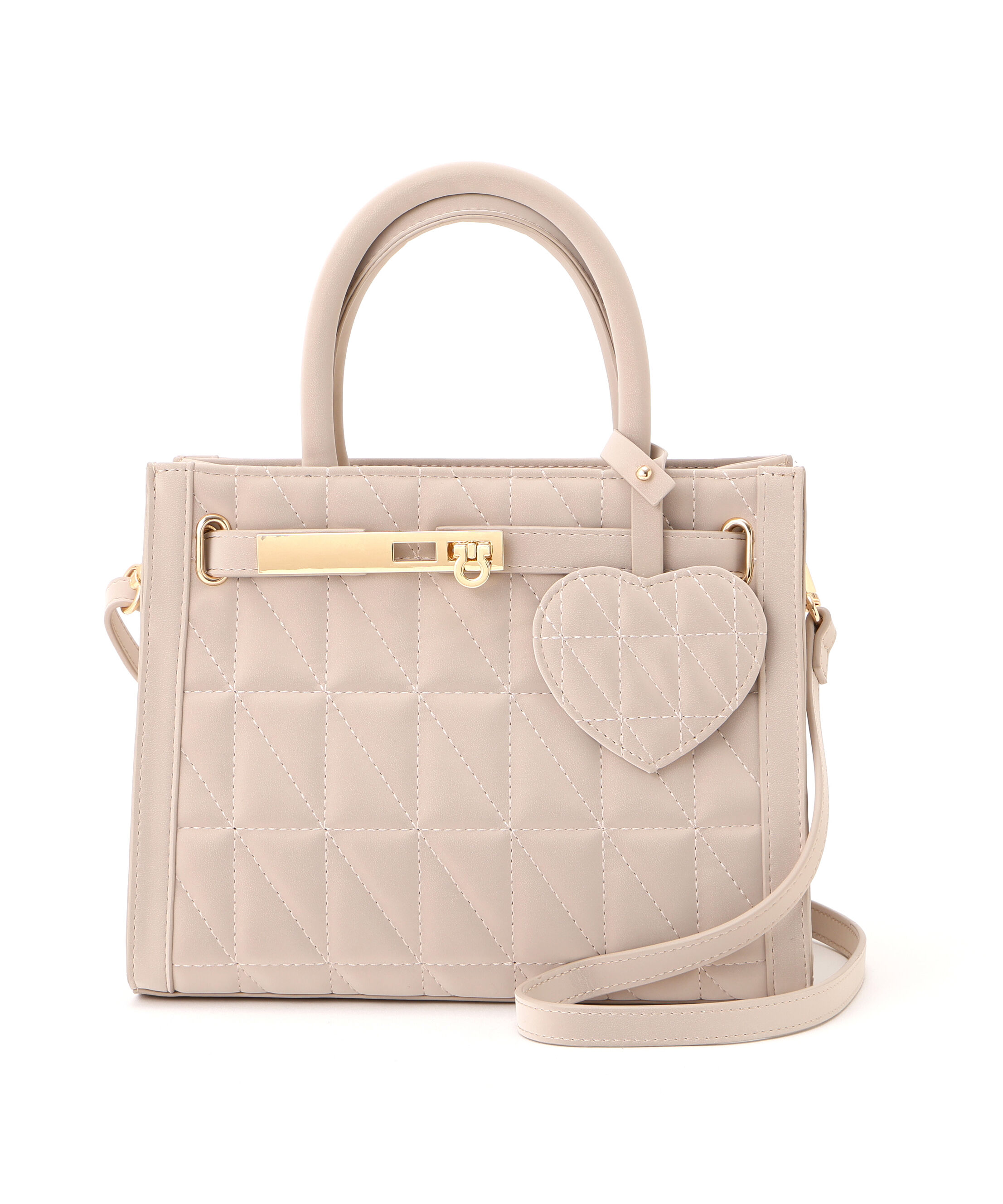 PROPORTION BODY DRESSING「ハートチャーム付きキルティングトートバッグ」|その他|