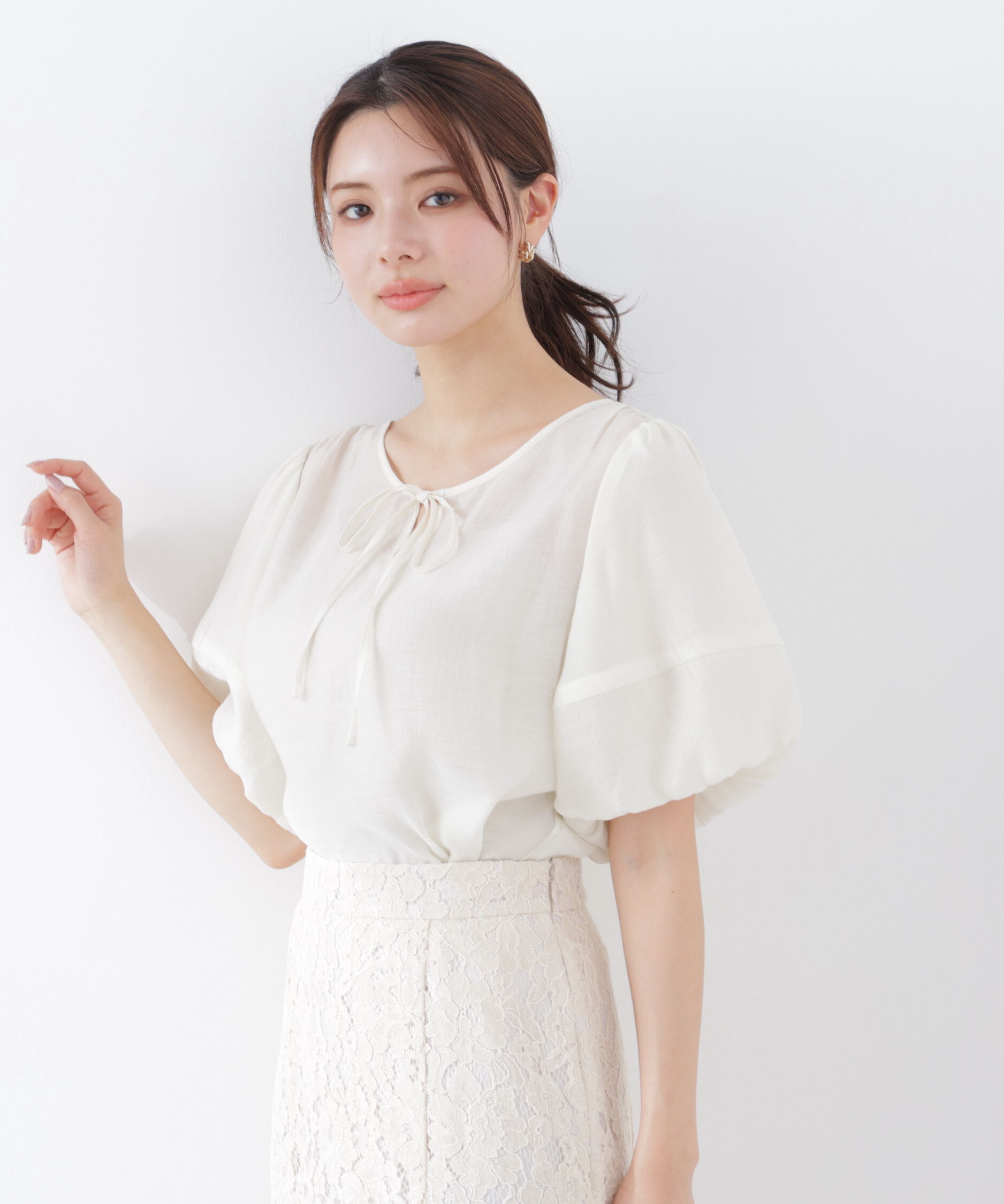 PROPORTION BODY DRESSING「ボリュームスリーブブラウス　26SS」|シャツ・ブラウス|