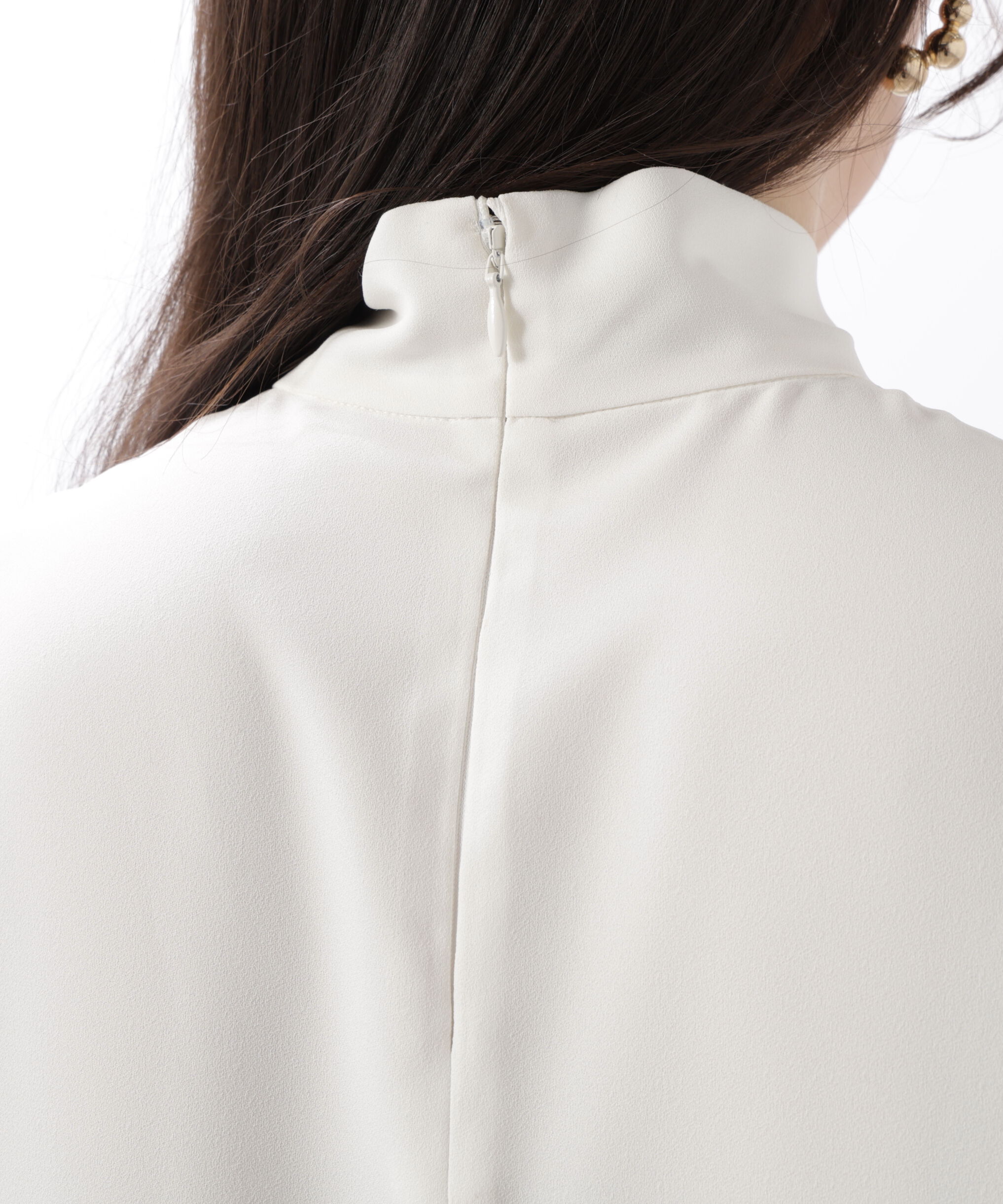  「◆メタル釦ボウタイブラウス」|シャツ・ブラウス|