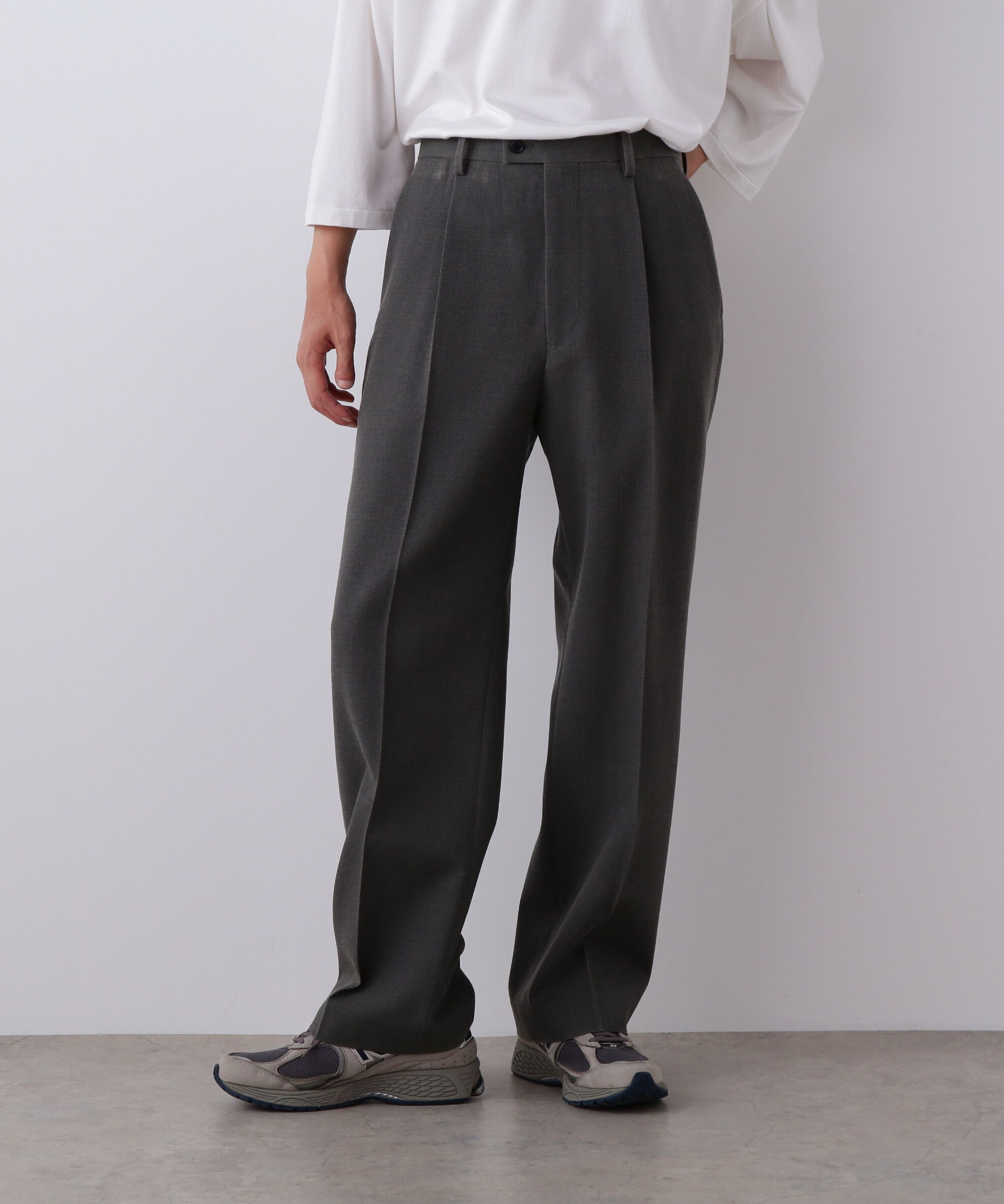 YLEVE 「YLEVE / VINTAGE PIGMENTDYE WOOL TACK TROUSERS」|その他|