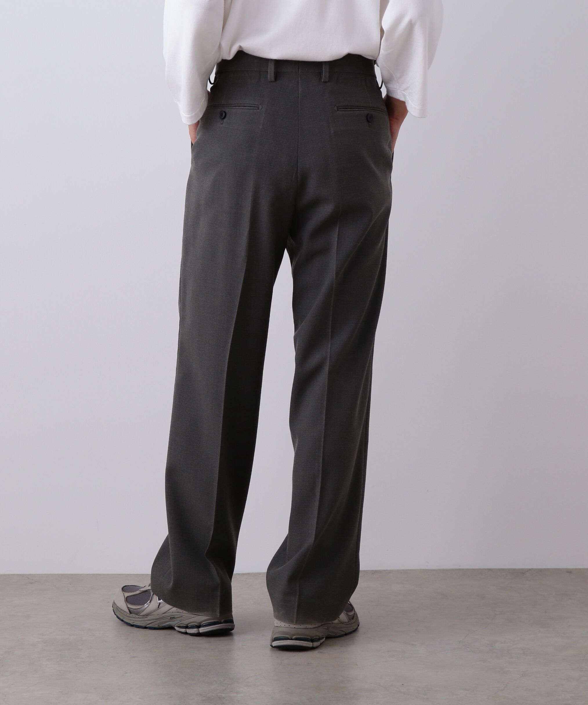 YLEVE 「YLEVE / VINTAGE PIGMENTDYE WOOL TACK TROUSERS」|その他|