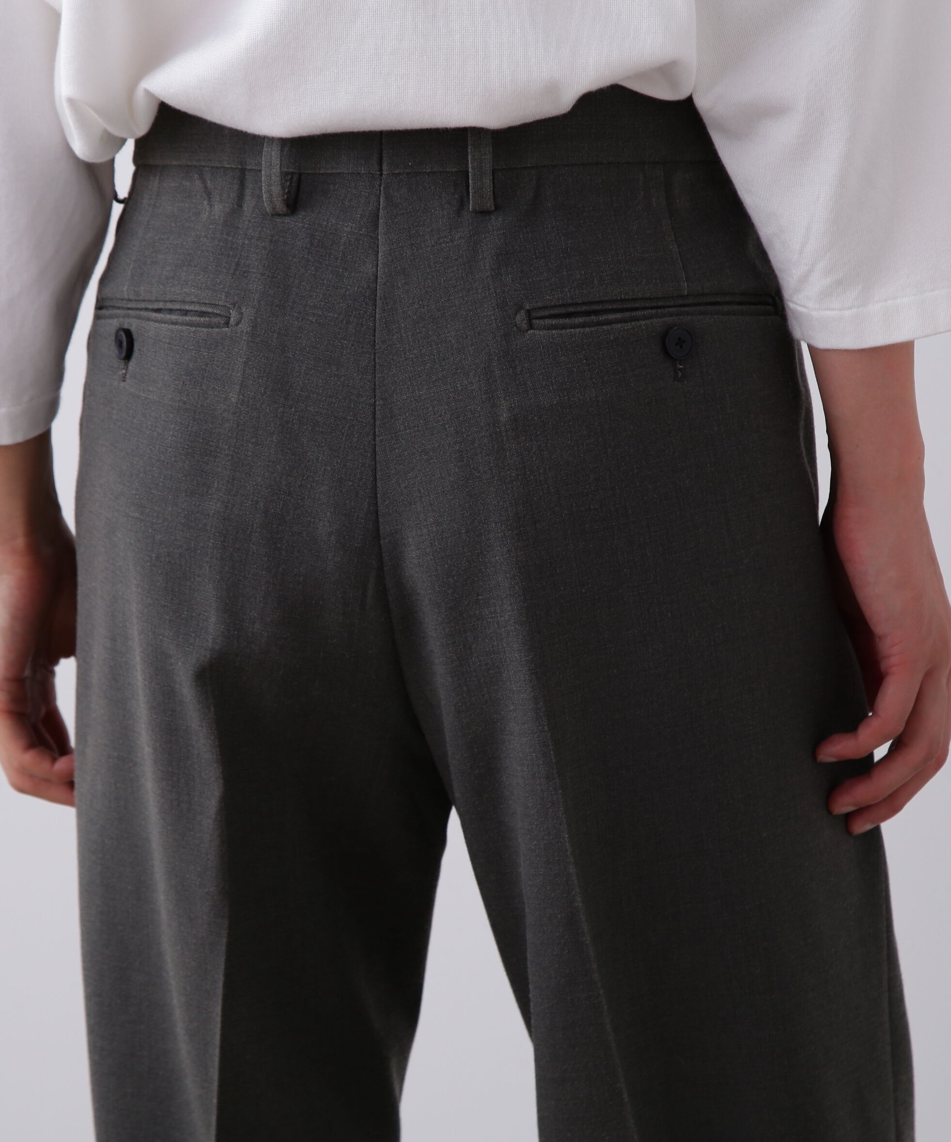 YLEVE 「YLEVE / VINTAGE PIGMENTDYE WOOL TACK TROUSERS」|その他|