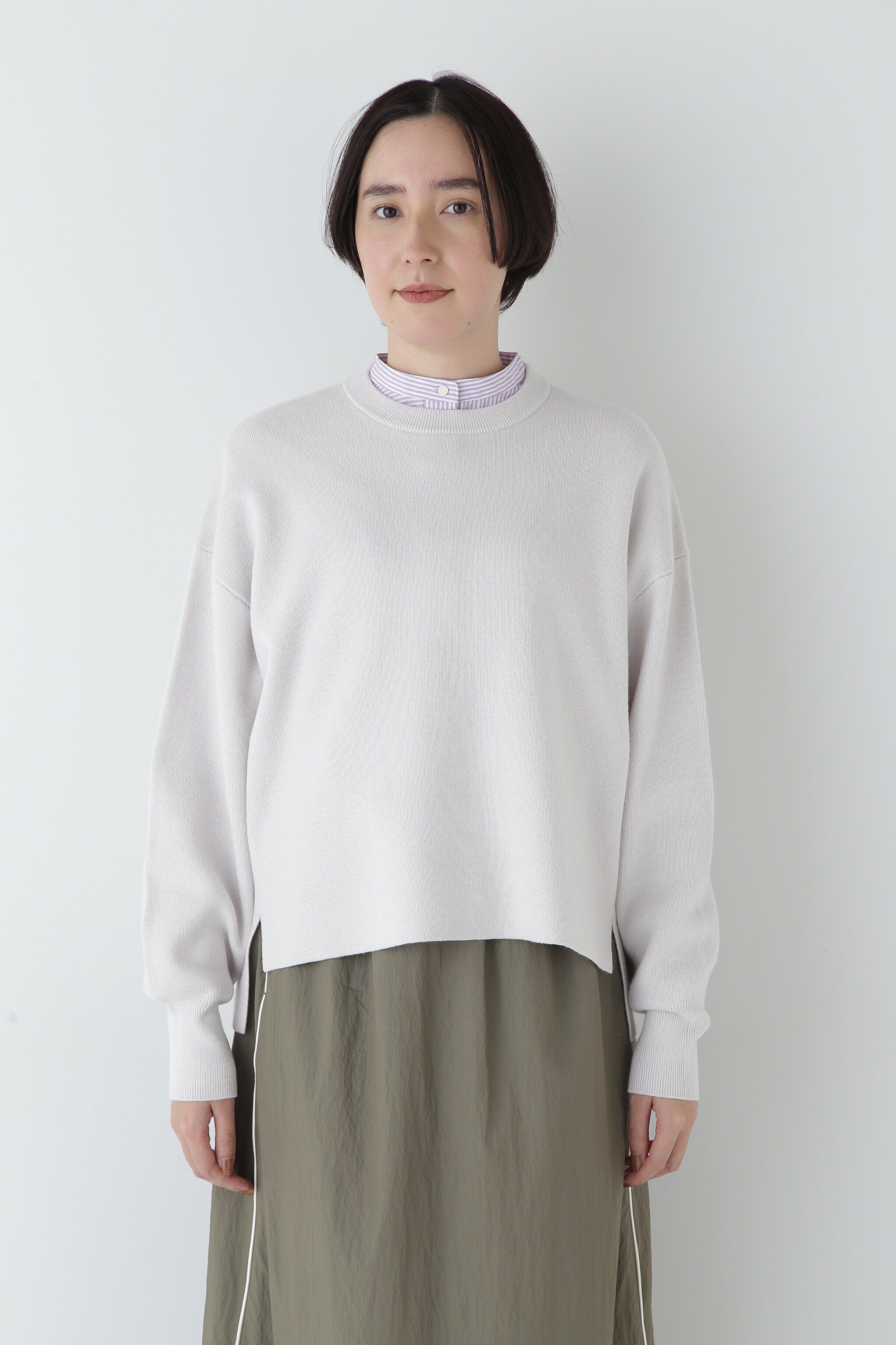  「◆【ウォッシャブル】コットンカシミヤジャカードプルオーバー」|ニット・セーター|