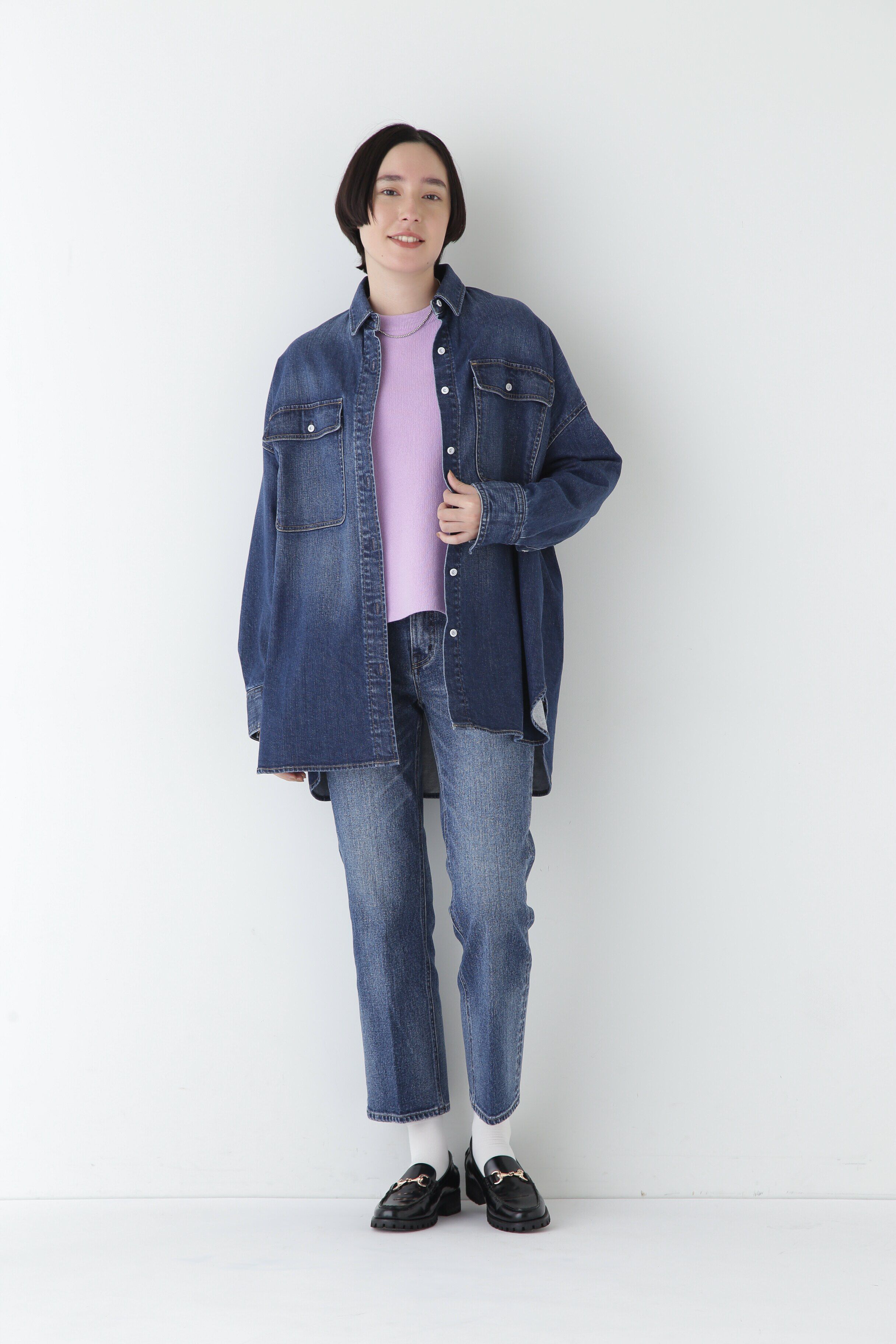  「◆【ウォッシャブル】コットンカシミヤジャカードプルオーバー」|ニット・セーター|