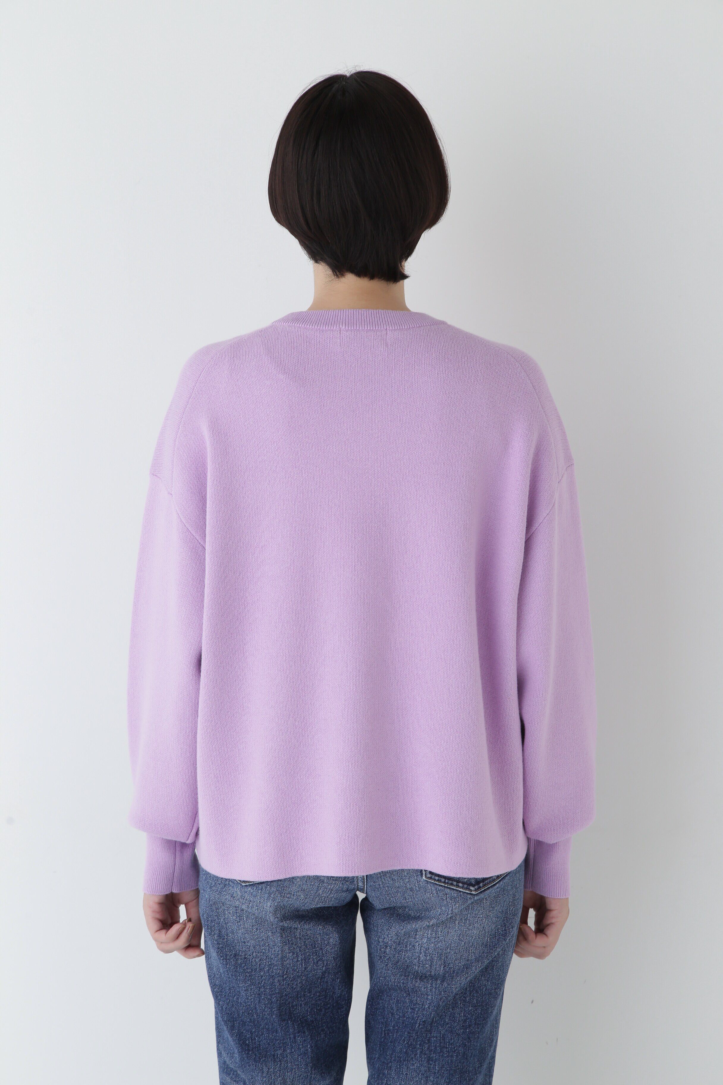  「◆【ウォッシャブル】コットンカシミヤジャカードプルオーバー」|ニット・セーター|