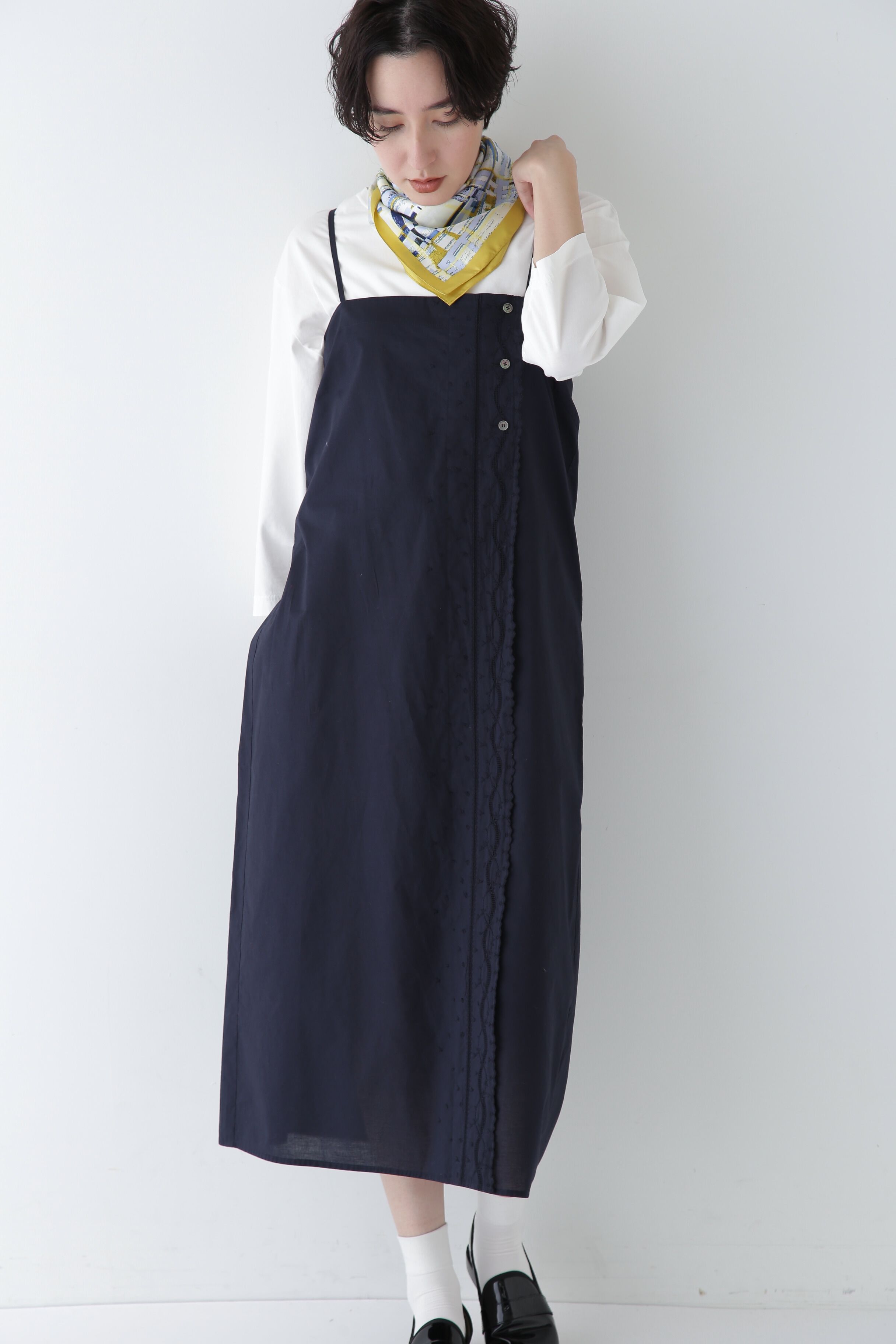  「◆ヴィンテージ風レースノースリワンピース」|ワンピース|