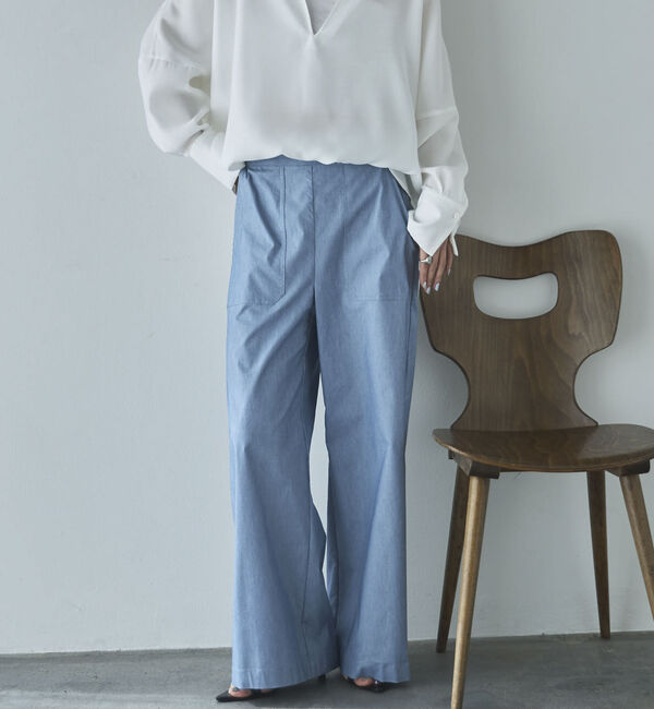Doux archives「ストレッチリネンベイカーパンツ」|チノ|