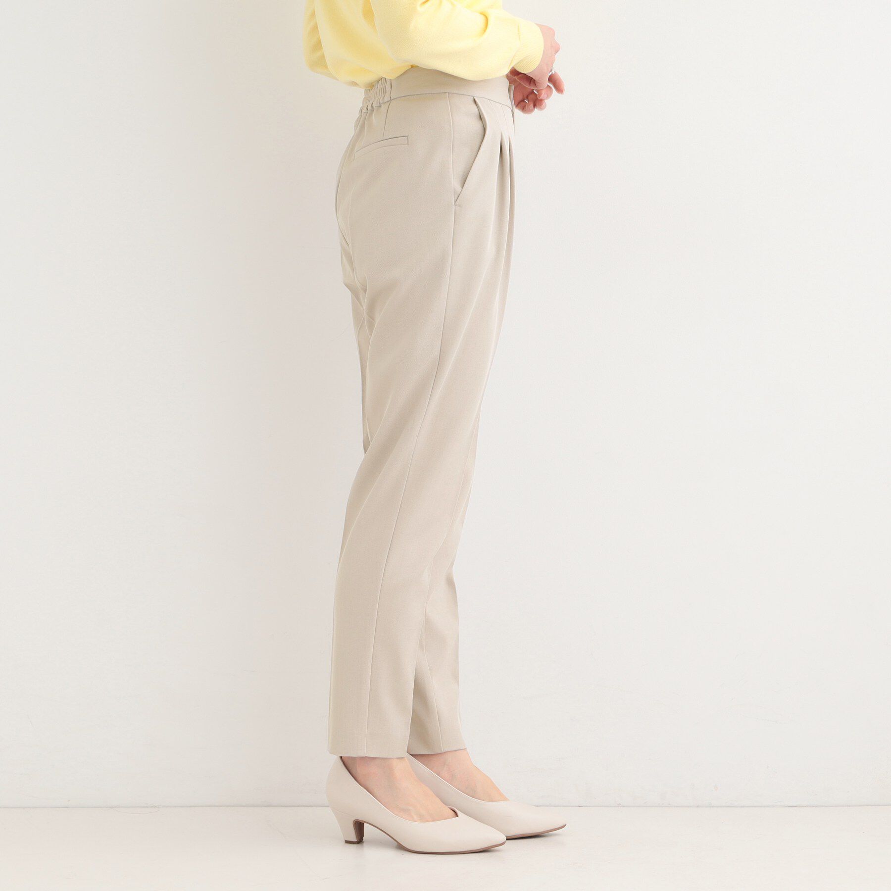 SHOO･LA･RUE「【多機能】2タックテーパードパンツ」|その他|