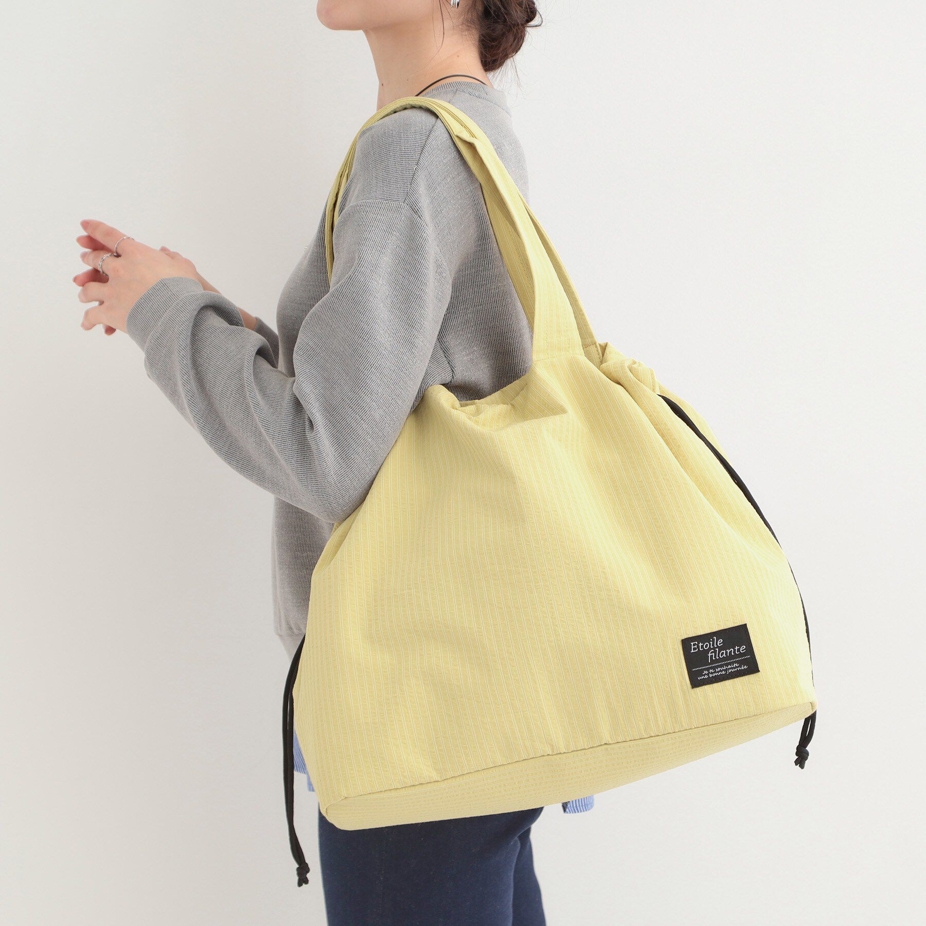 SHOO･LA･RUE「ぽこぽこ生地ビッグトートバッグ」|トートバッグ|