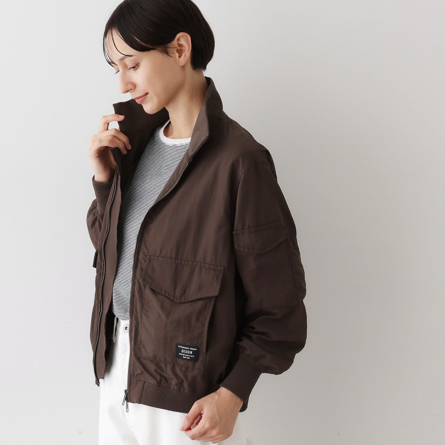 Dessin「【ユニセックス・軽量】ナイロンブルゾン」|ブルゾン・スタジャン|