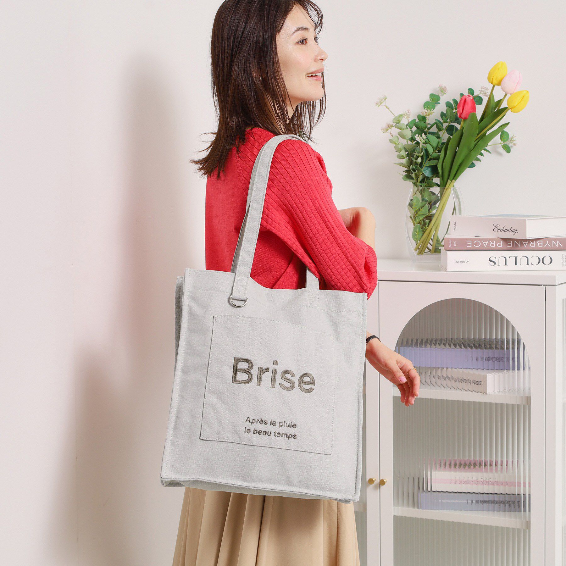 ITS&rsquo;DEMO「【A4対応】ポケットスクエアトート」|トートバッグ|