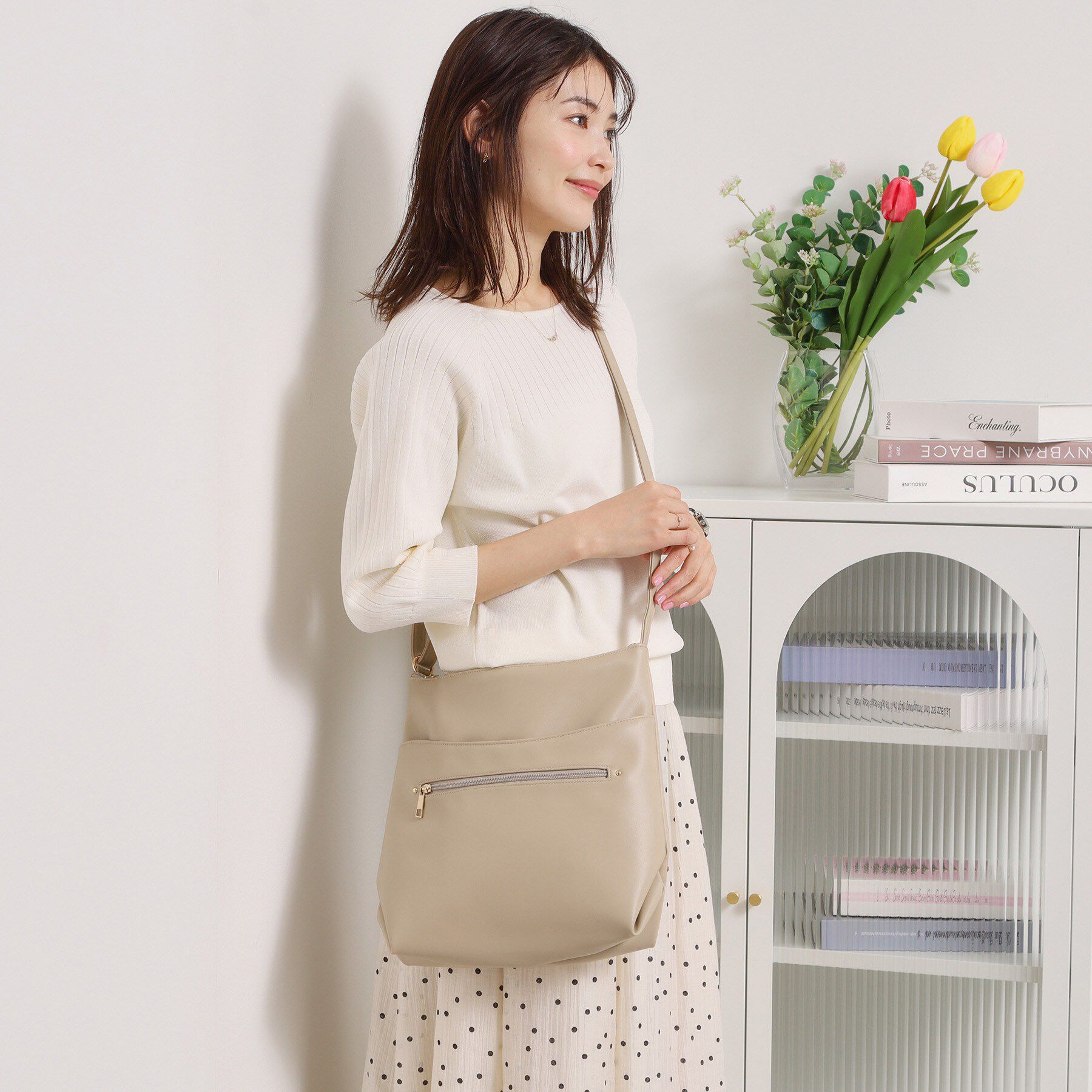 ITS&rsquo;DEMO「合皮縦型ショルダー」|ショルダー・メッセンジャー|