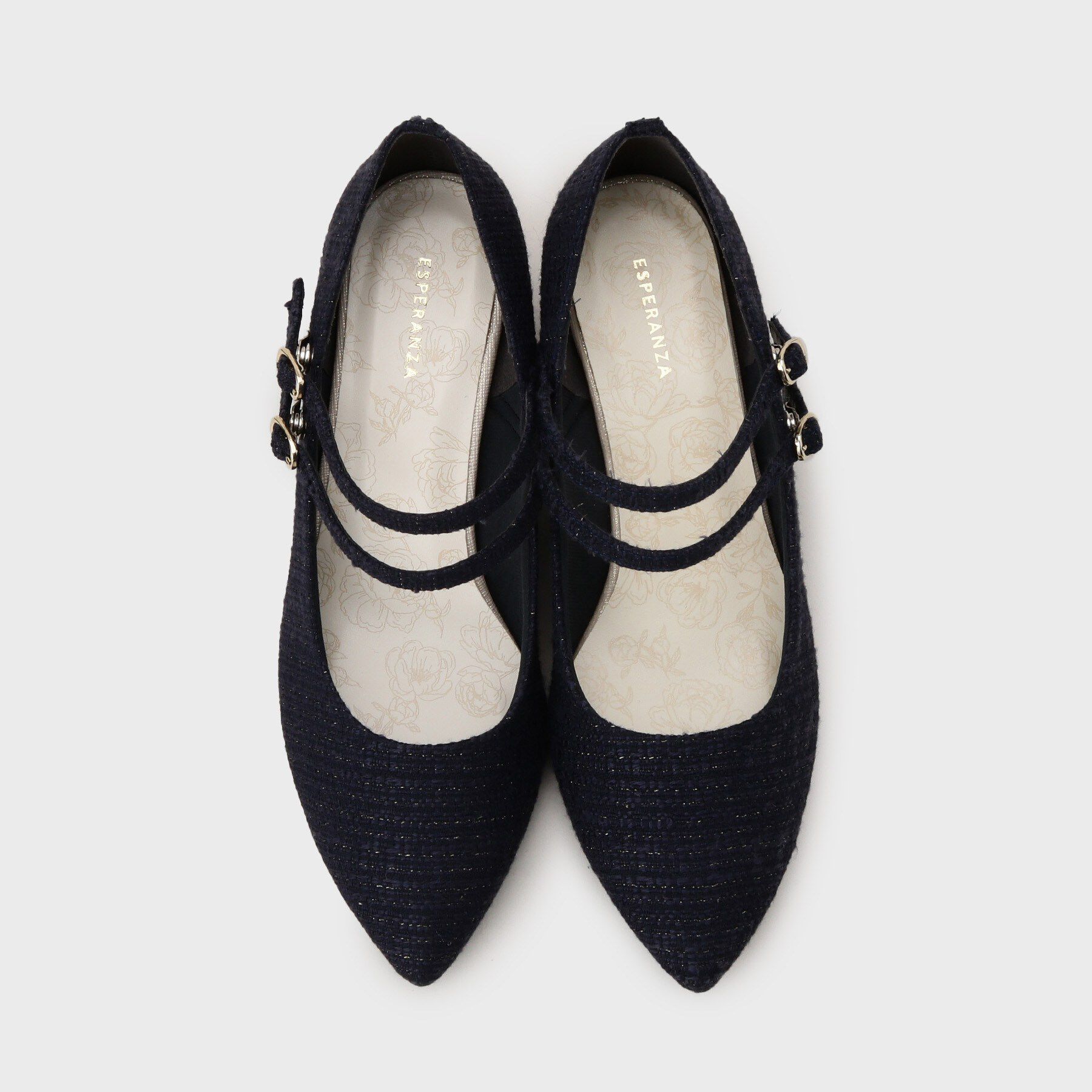 ESPERANZA「Wストラップパンプス」|パンプス|