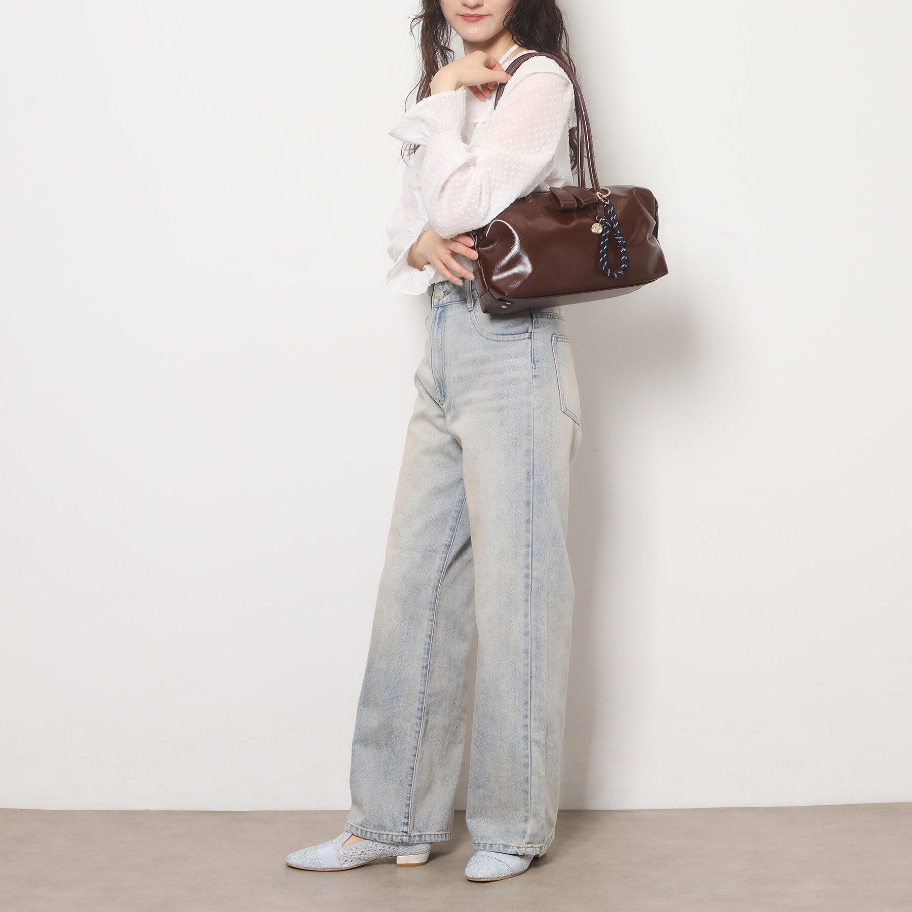 Ober Tashe「チャーム付きボストンバッグ」|ボストンバッグ|