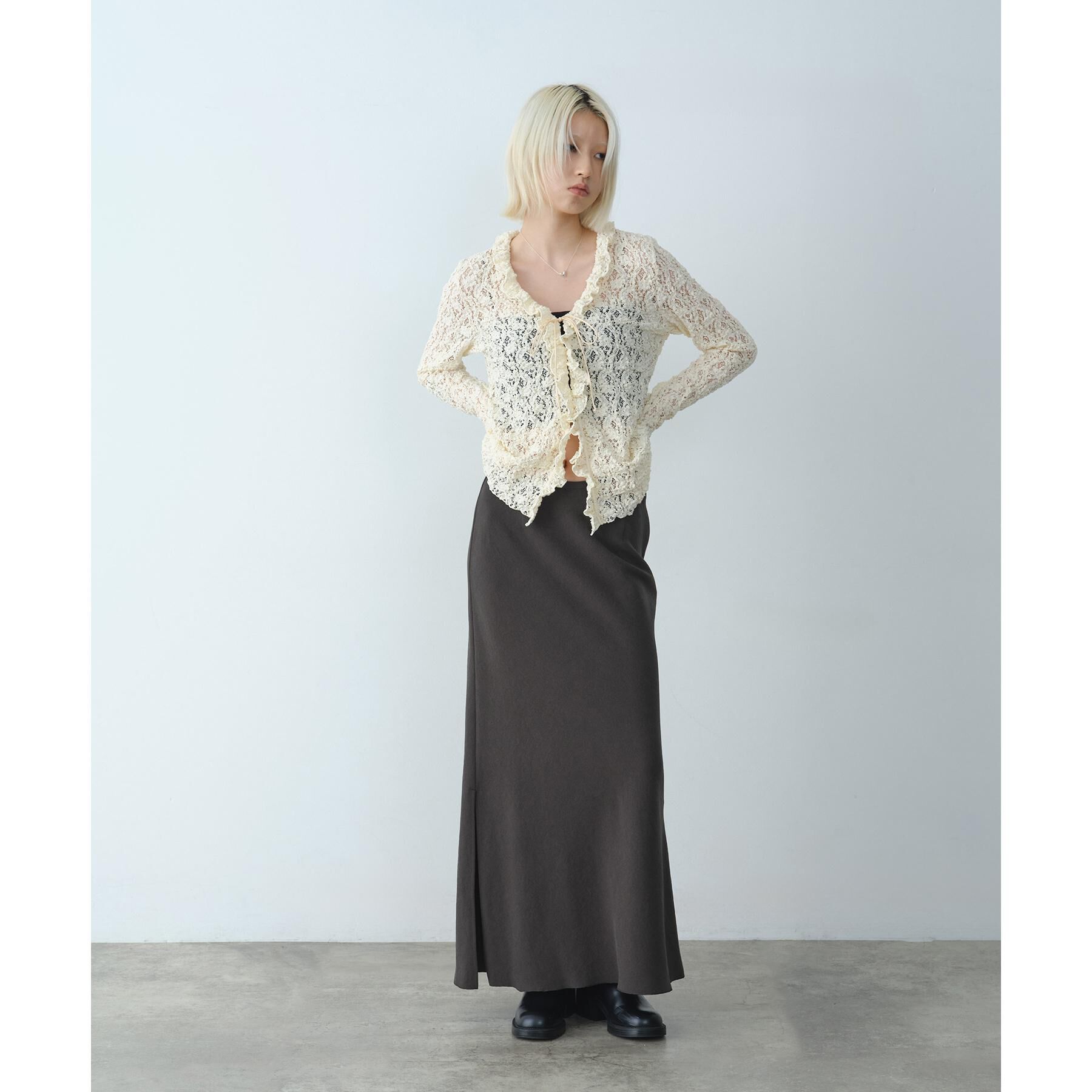 CODE A「easy－fit long skirt」|スカート|