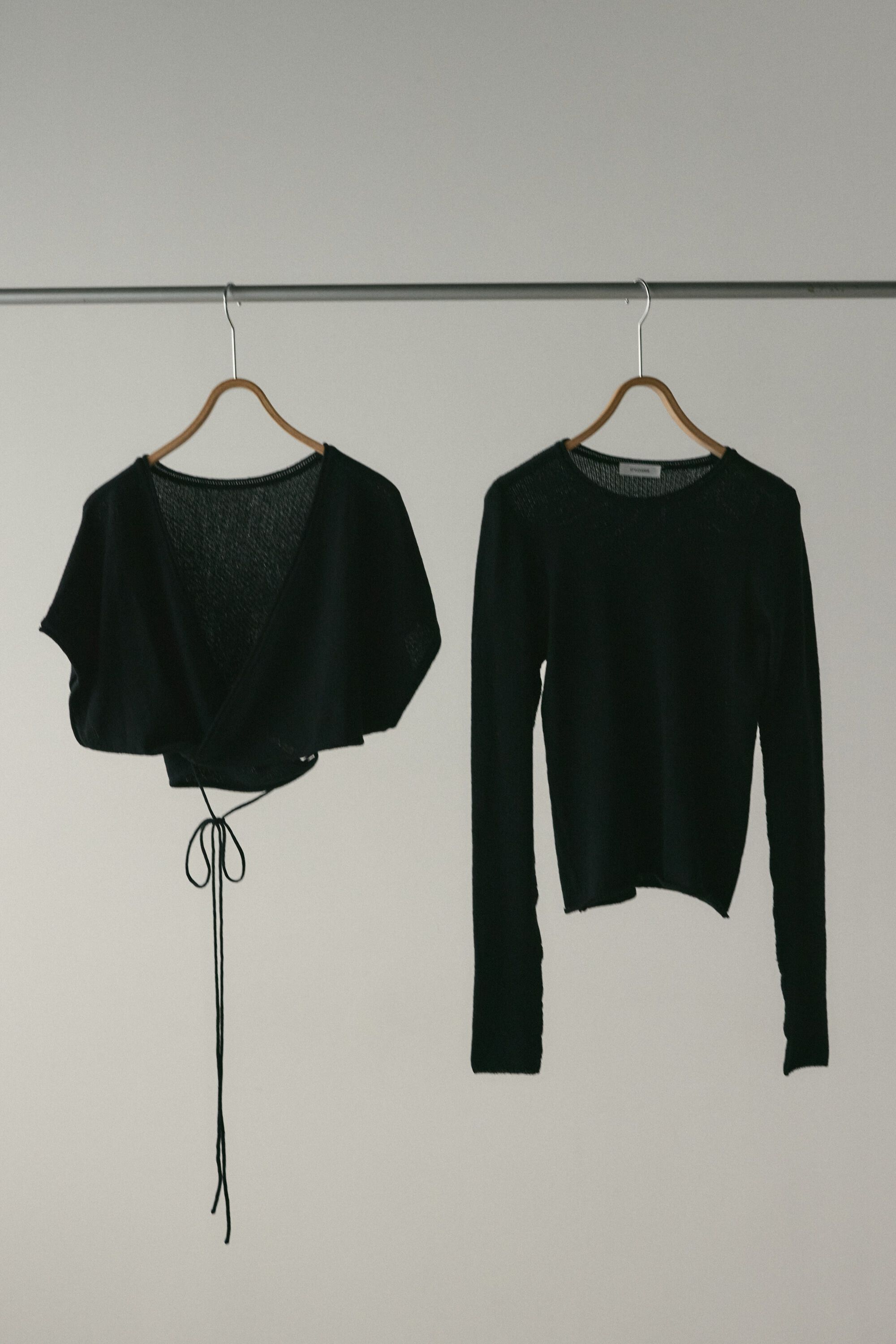 STYLEMIXER「カシュクールベストセットニット」|ニット・セーター|