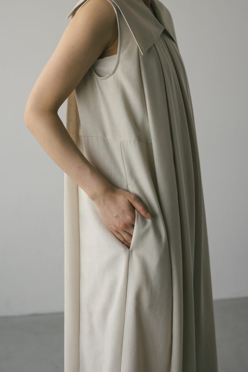 STYLEMIXER「ビッグカラーフレアワンピース」|ワンピース|