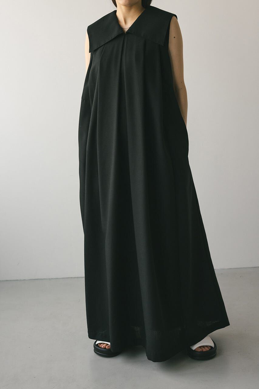 STYLEMIXER「ビッグカラーフレアワンピース」|ワンピース|