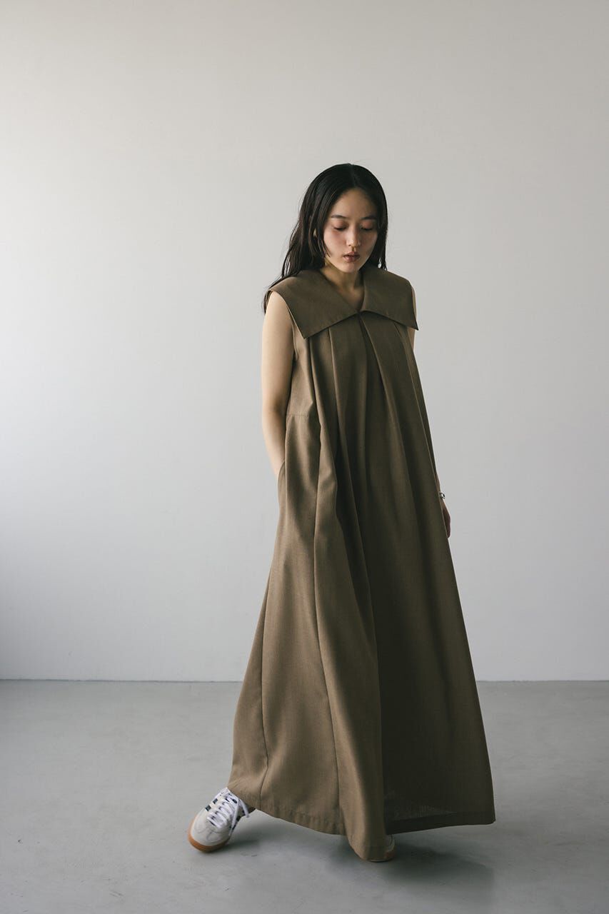 STYLEMIXER「ビッグカラーフレアワンピース」|ワンピース|