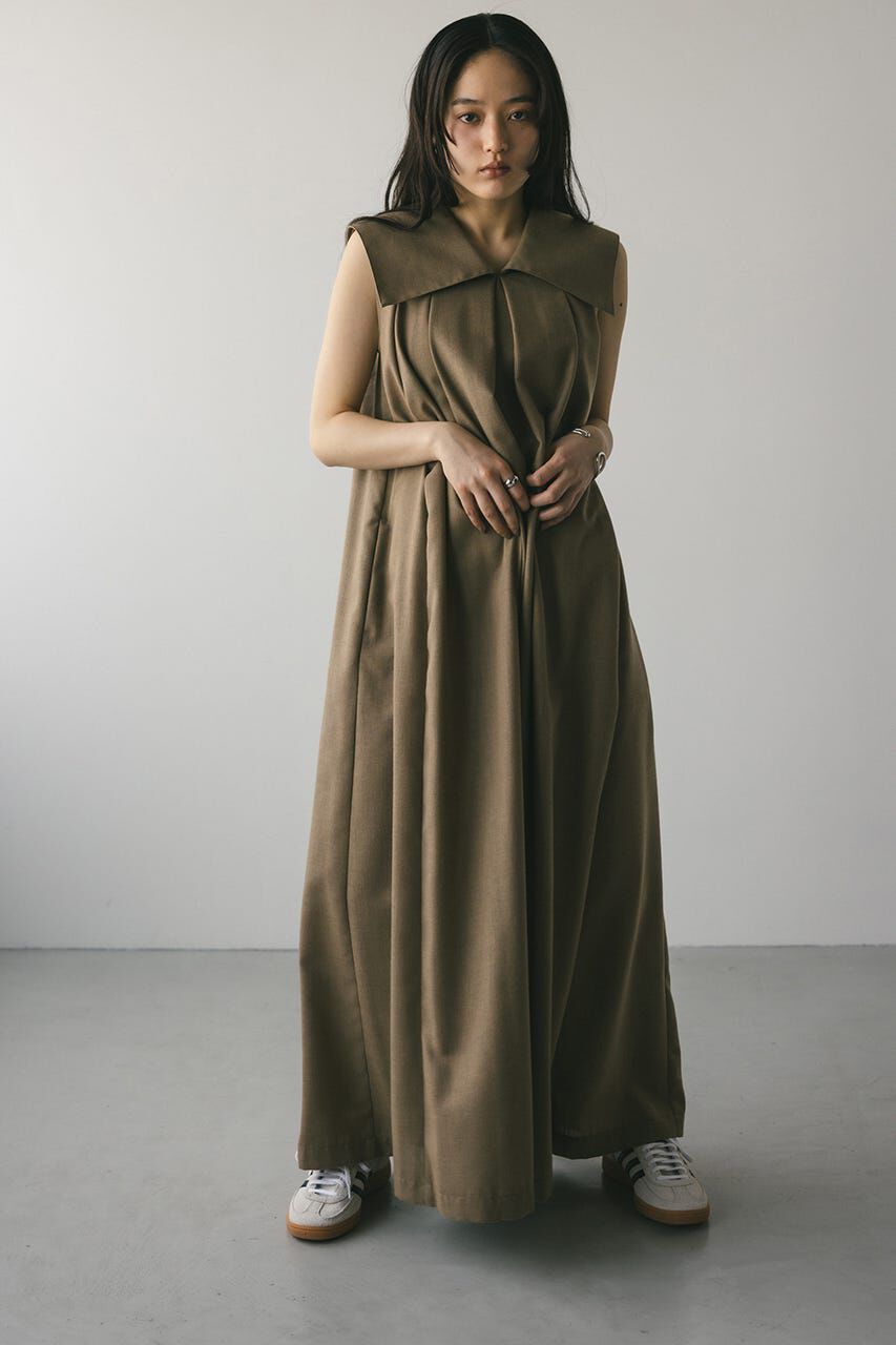 STYLEMIXER「ビッグカラーフレアワンピース」|ワンピース|