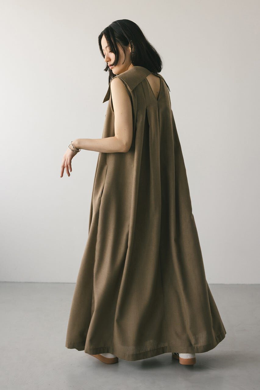 STYLEMIXER「ビッグカラーフレアワンピース」|ワンピース|