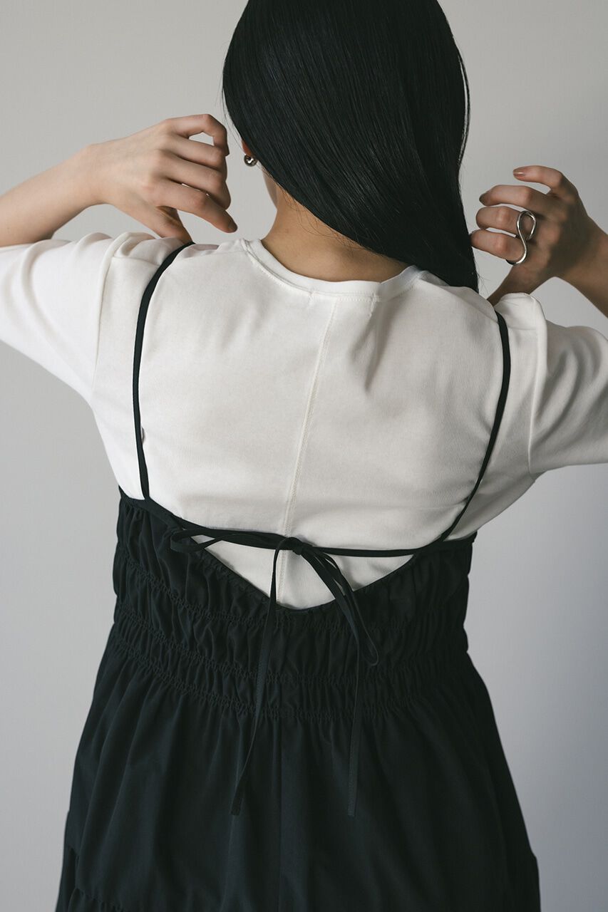 STYLEMIXER「シャーリングバルーンキャミワンピース」|ワンピース|