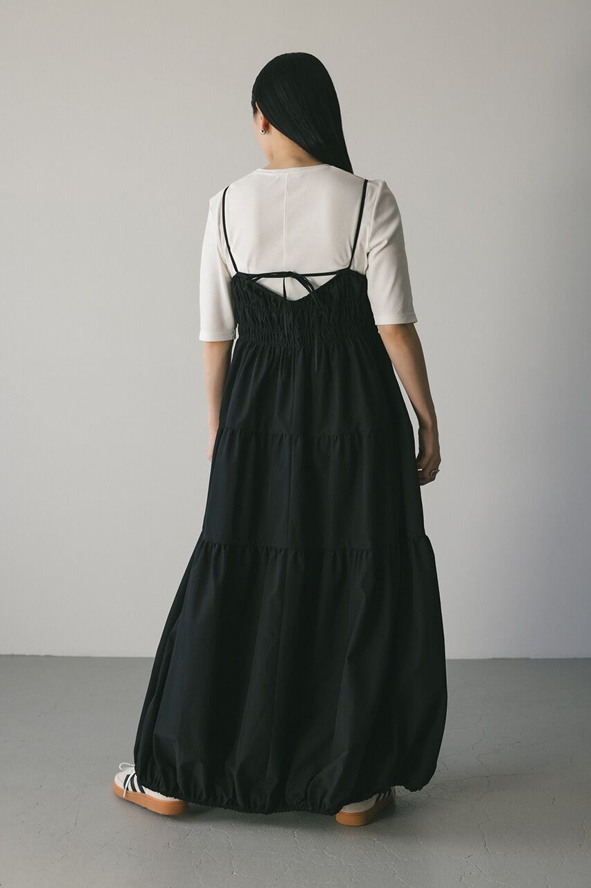 STYLEMIXER「シャーリングバルーンキャミワンピース」|ワンピース|