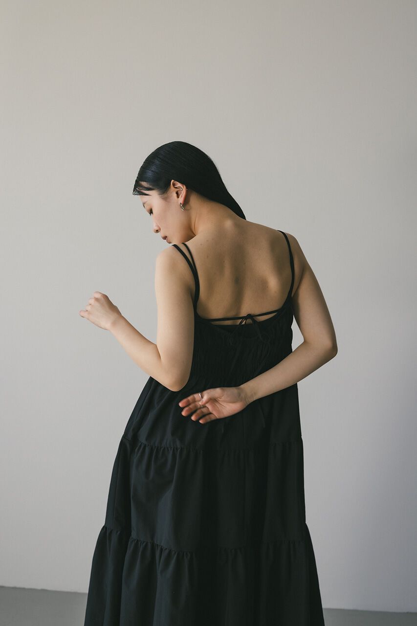 STYLEMIXER「シャーリングバルーンキャミワンピース」|ワンピース|