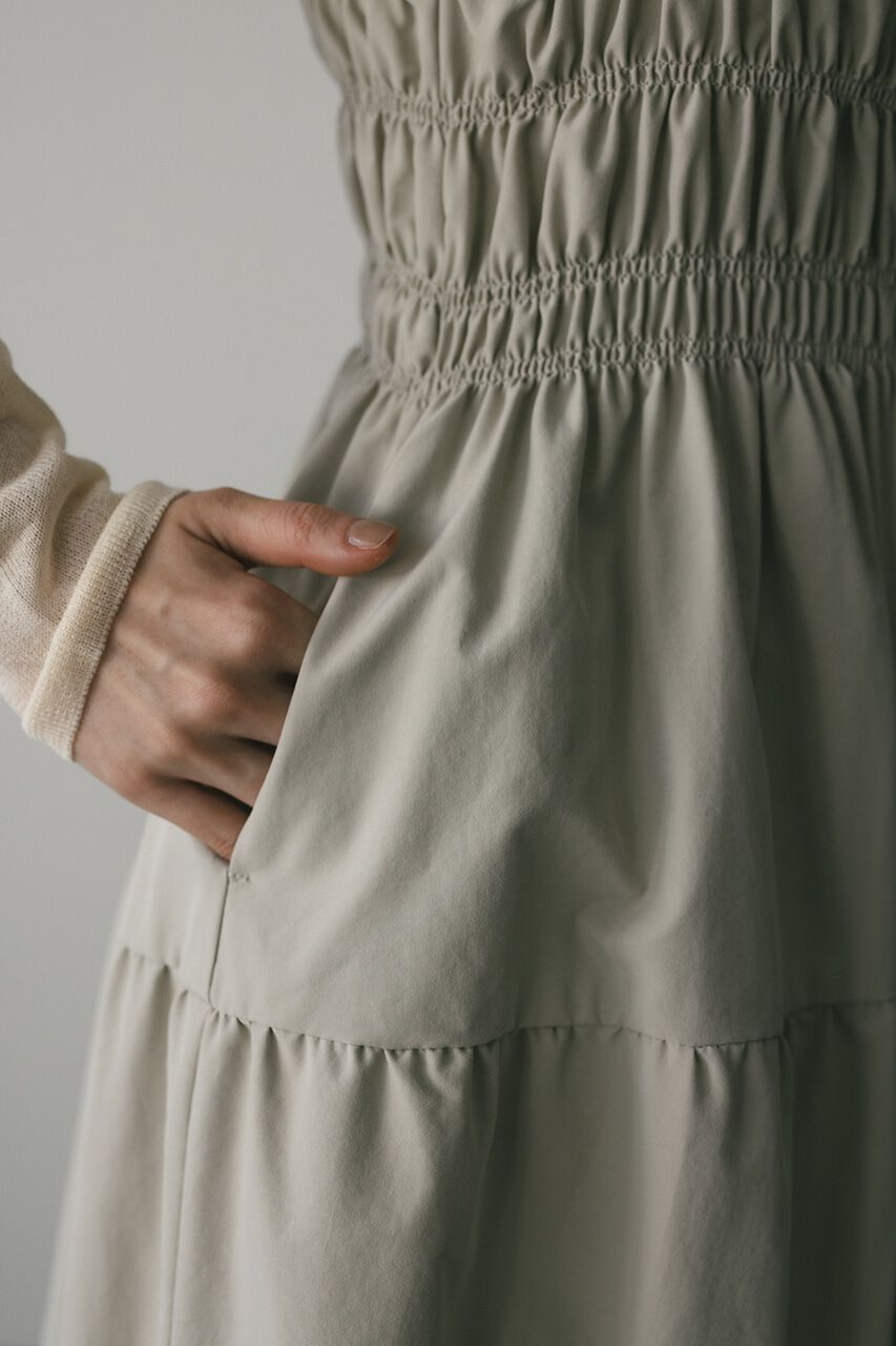 STYLEMIXER「シャーリングバルーンキャミワンピース」|ワンピース|